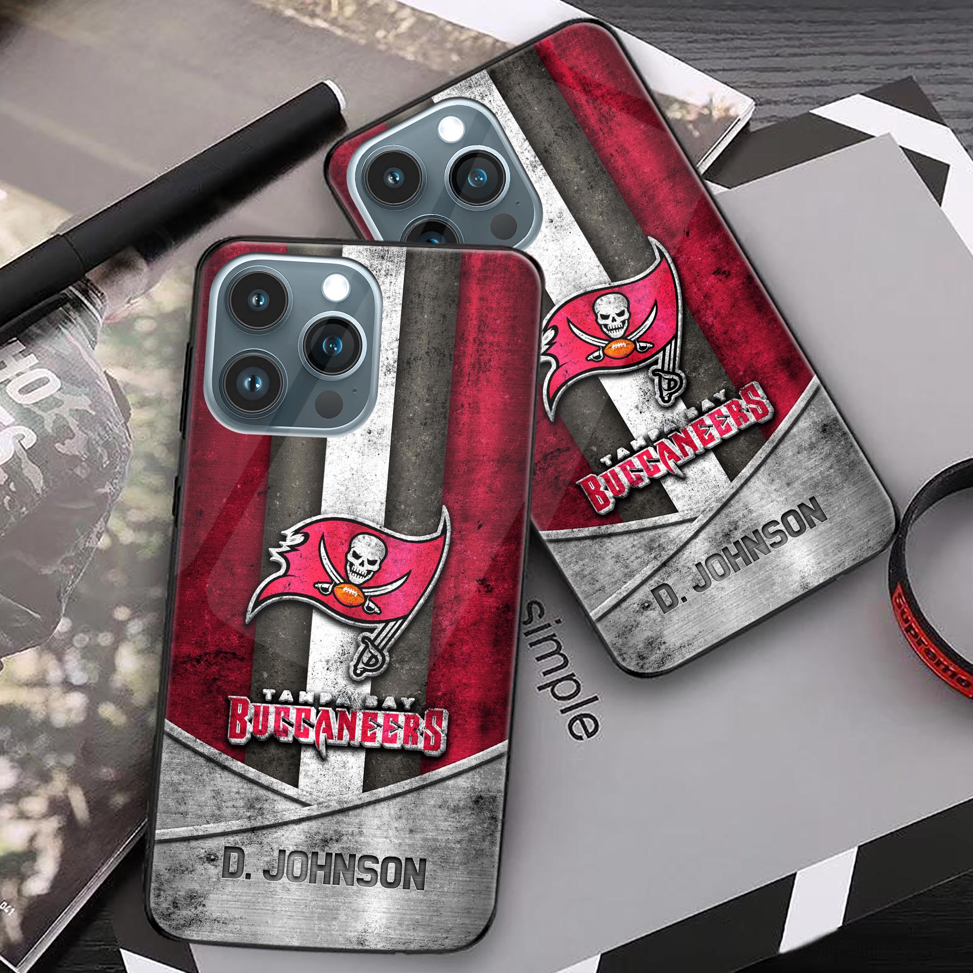 Alternative view of Tampa Bay Buccaneers Phonecase Personalized Your Name 2024 Versions, Sport Phoncase Accessory, Sport Phonecase For Fan, Fan Gifts EHIVM-52373