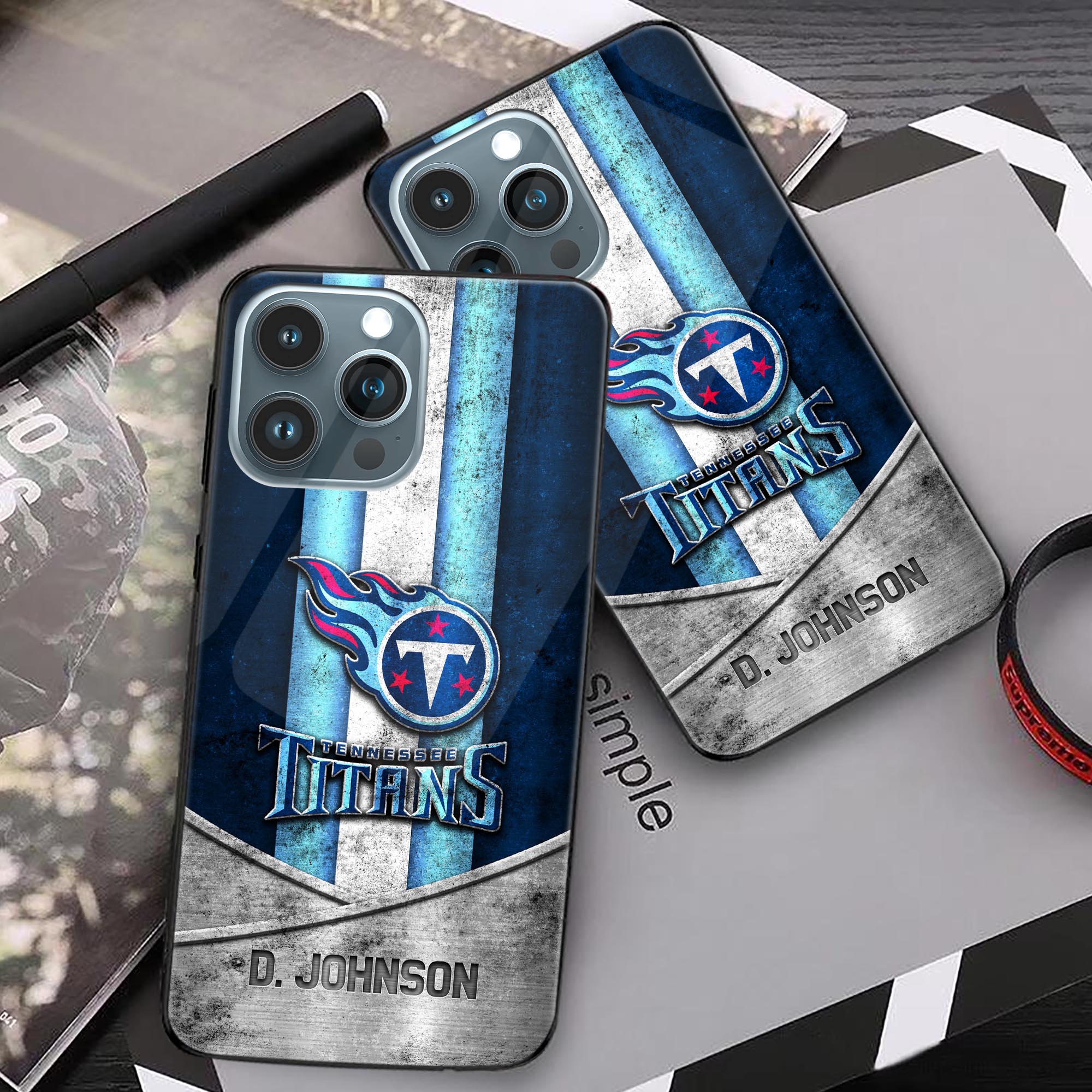 Alternative view of Tennessee Titans Phonecase Personalized Your Name 2024 Versions, Sport Phoncase Accessory, Sport Phonecase For Fan, Fan Gifts EHIVM-52373