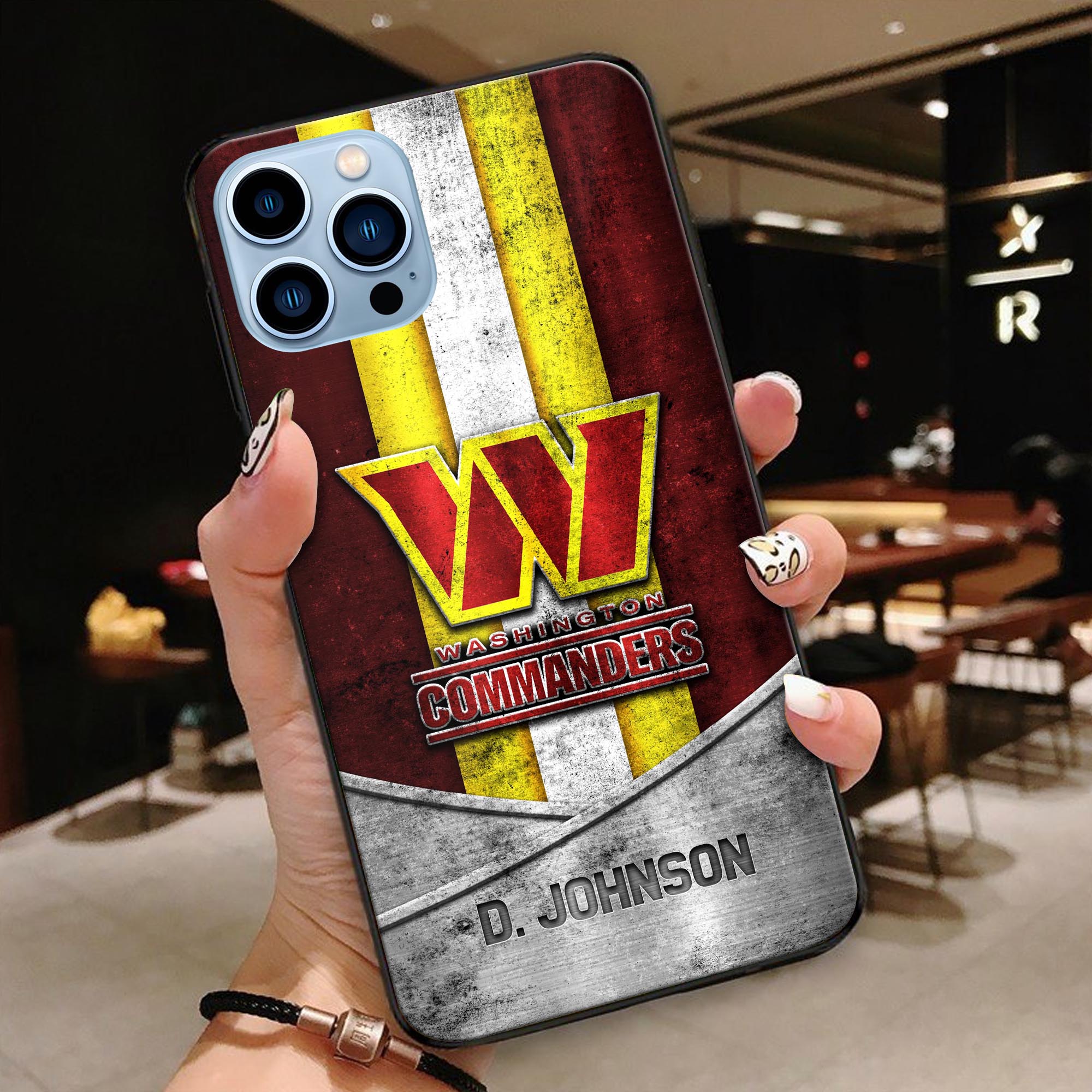 Washington Commanders Phonecase Personalized Your Name 2024 Versions, Sport Phoncase Accessory, Sport Phonecase For Fan, Fan Gifts EHIVM-52373