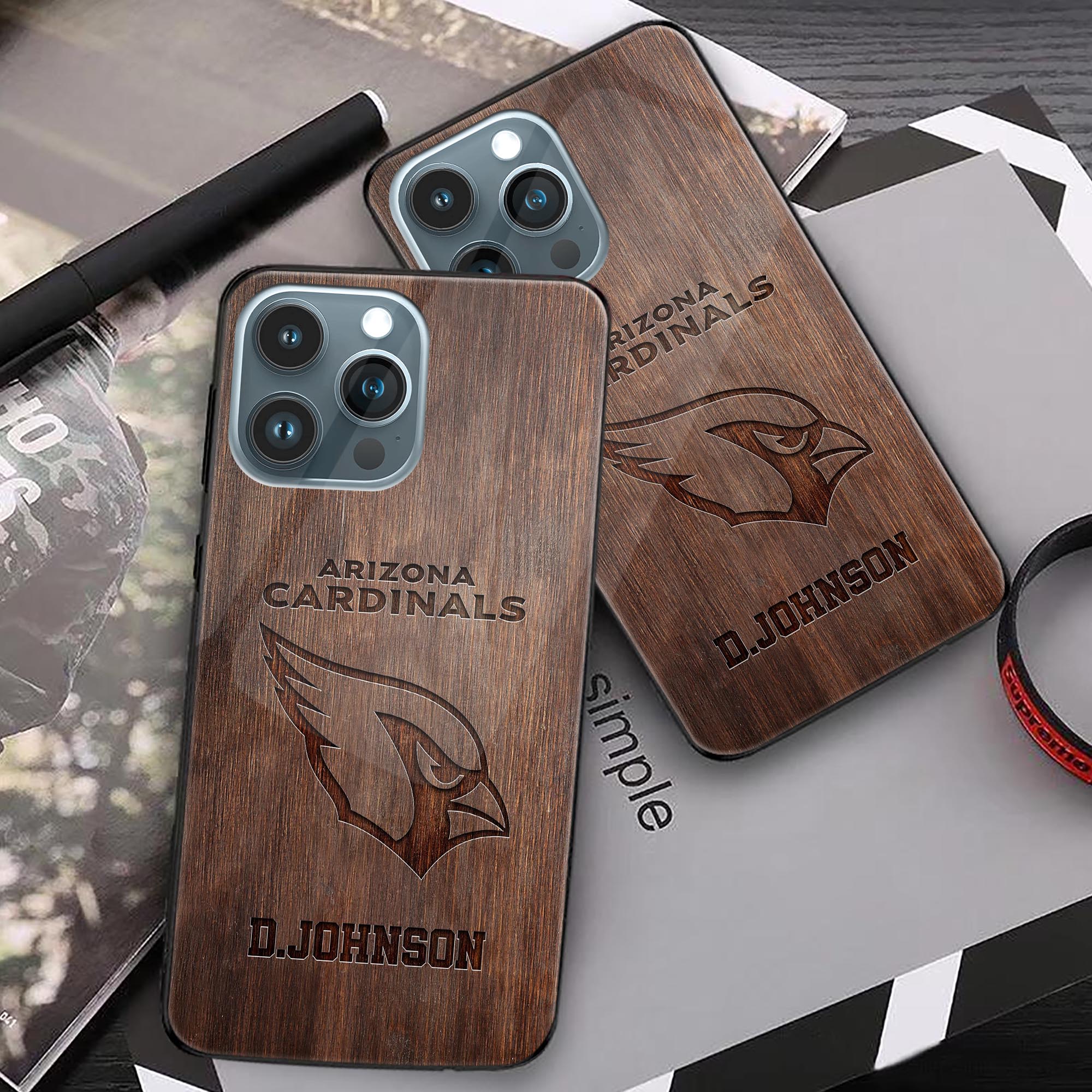 Alternative view of Arizona Cardinals Phonecase Personalized Your Name 2024 Versions, Sport Phonecase Accessory, Sport Phonecase For Fan, Sport Gifts EHIVM-52389