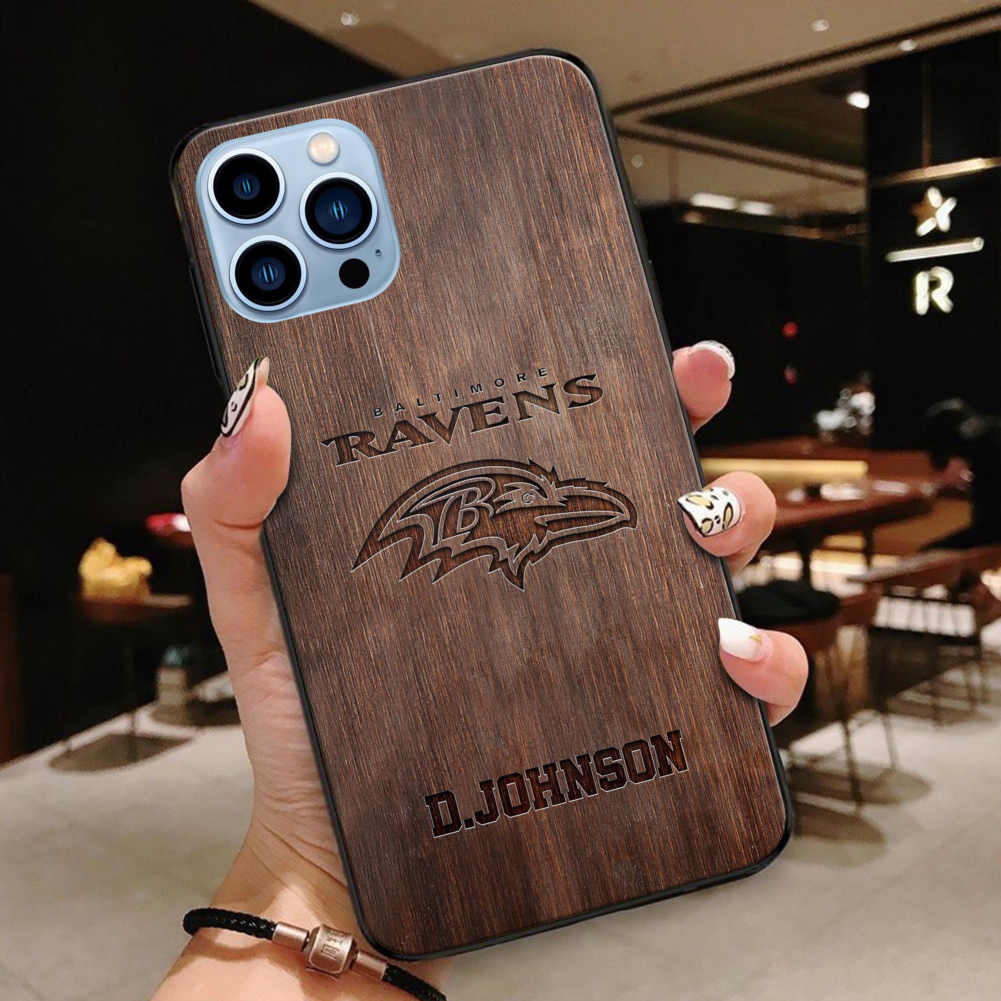 Baltimore Ravens Phonecase Personalized Your Name 2024 Versions, Sport Phonecase Accessory, Sport Phonecase For Fan, Sport Gifts EHIVM-52389