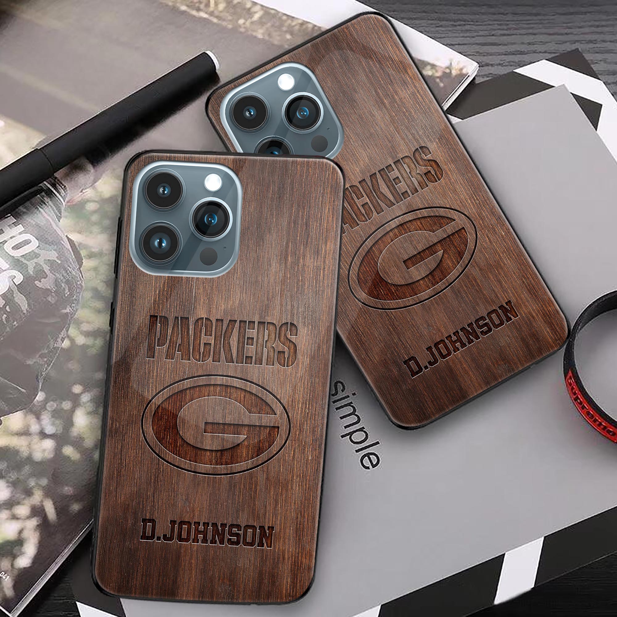 Alternative view of Green Bay Packers Phonecase Personalized Your Name 2024 Versions, Sport Phonecase Accessory, Sport Phonecase For Fan, Sport Gifts EHIVM-52389