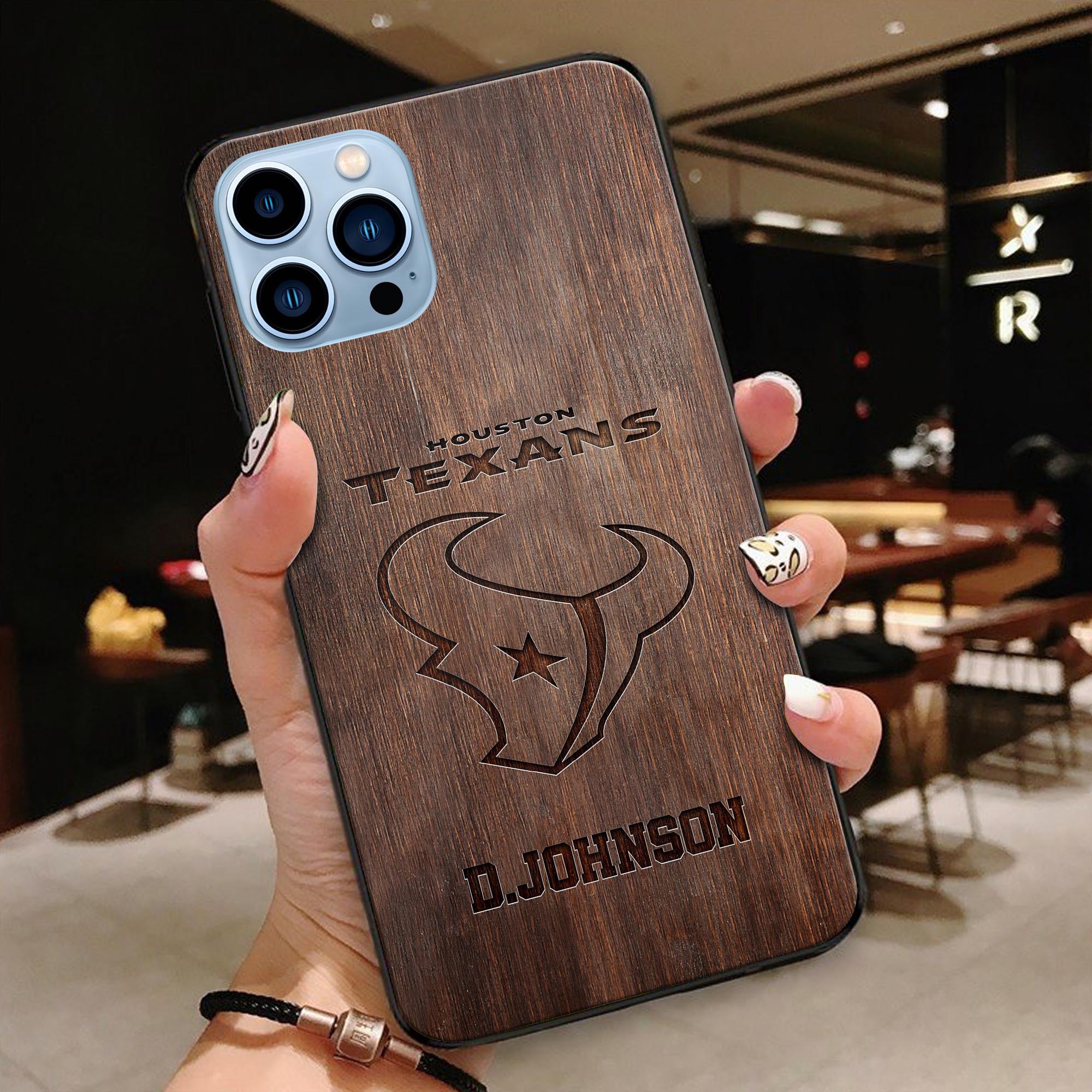 Houston Texans Phonecase Personalized Your Name 2024 Versions, Sport Phonecase Accessory, Sport Phonecase For Fan, Sport Gifts EHIVM-52389
