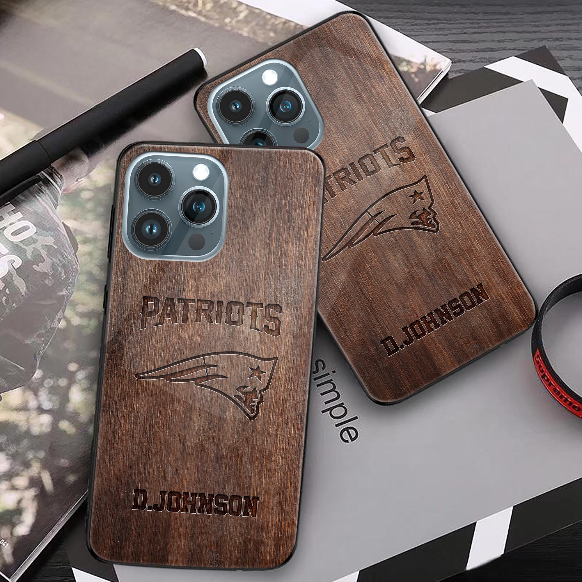 Alternative view of New England Patriots Phonecase Personalized Your Name 2024 Versions, Sport Phonecase Accessory, Sport Phonecase For Fan, Sport Gifts EHIVM-52389