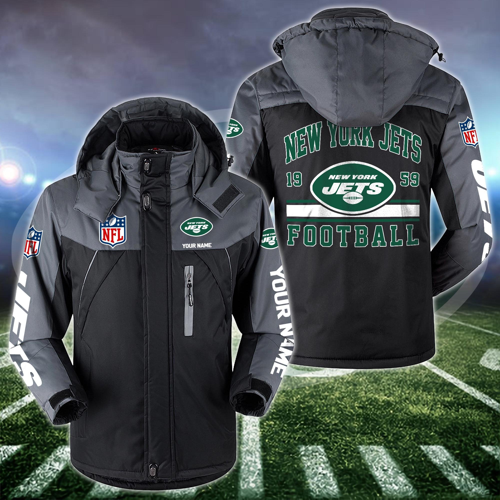 New York Jets Windbraker Jacket Custom Your Name 2024 Versions, Sport Jacket, FootBall Fan Gifts EHIVM-53332