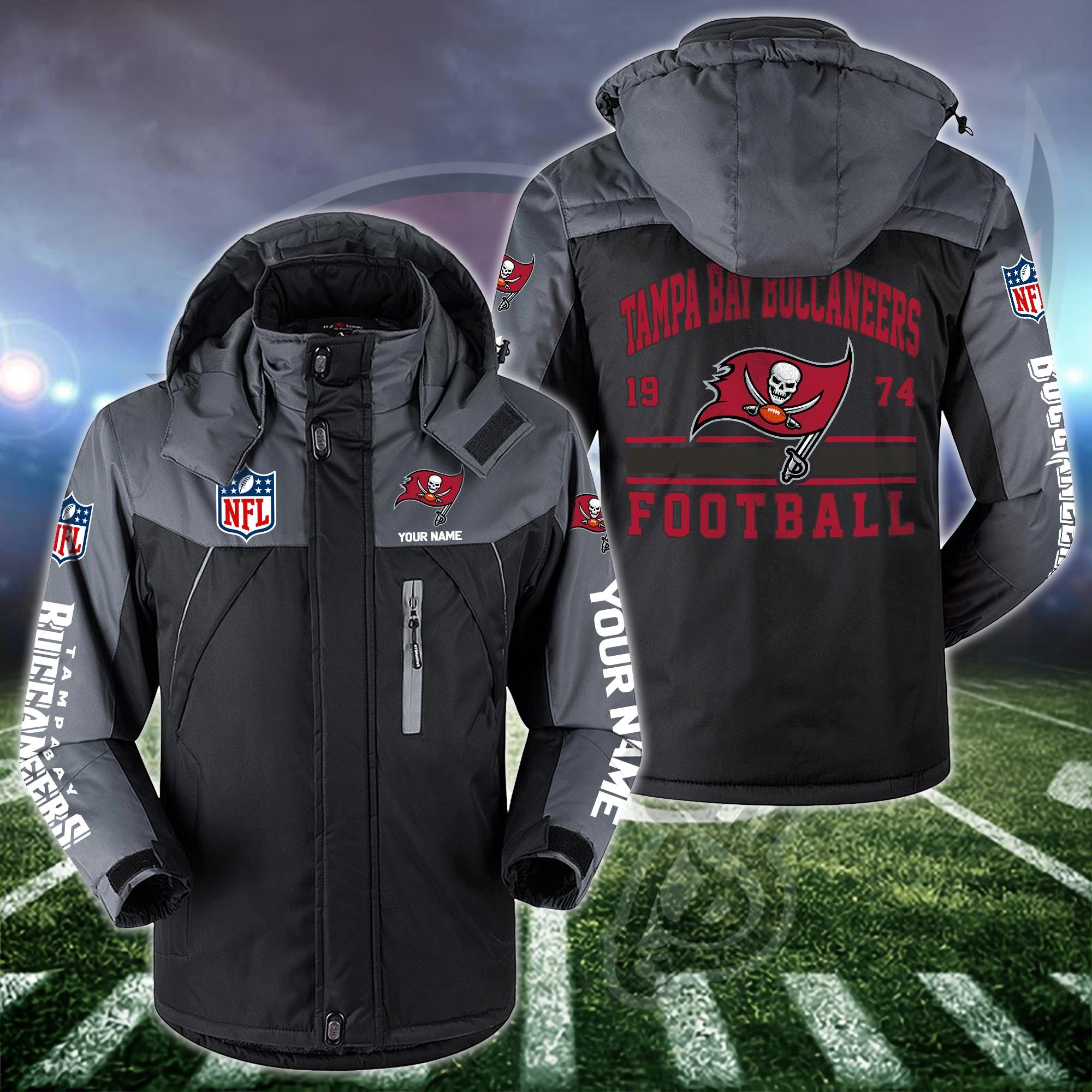 Tampa Bay Buccaneers Windbraker Jacket Custom Your Name 2024 Versions, Sport Jacket, FootBall Fan Gifts EHIVM-53332