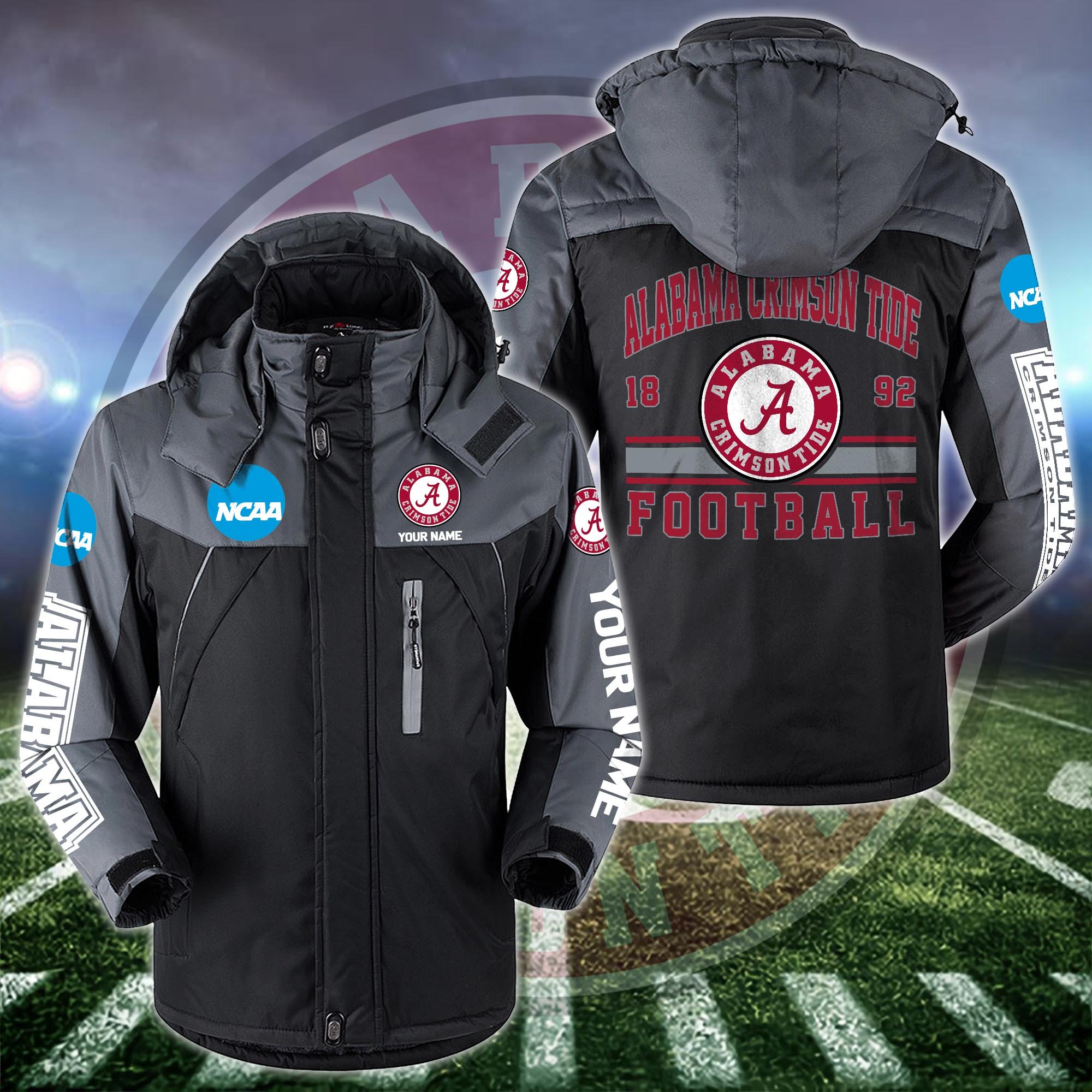 Alabama Crimson Tide Windbraker Jacket Custom Your Name 2024 Versions, Sport Jacket, FootBall Fan Gifts EHIVM-53361