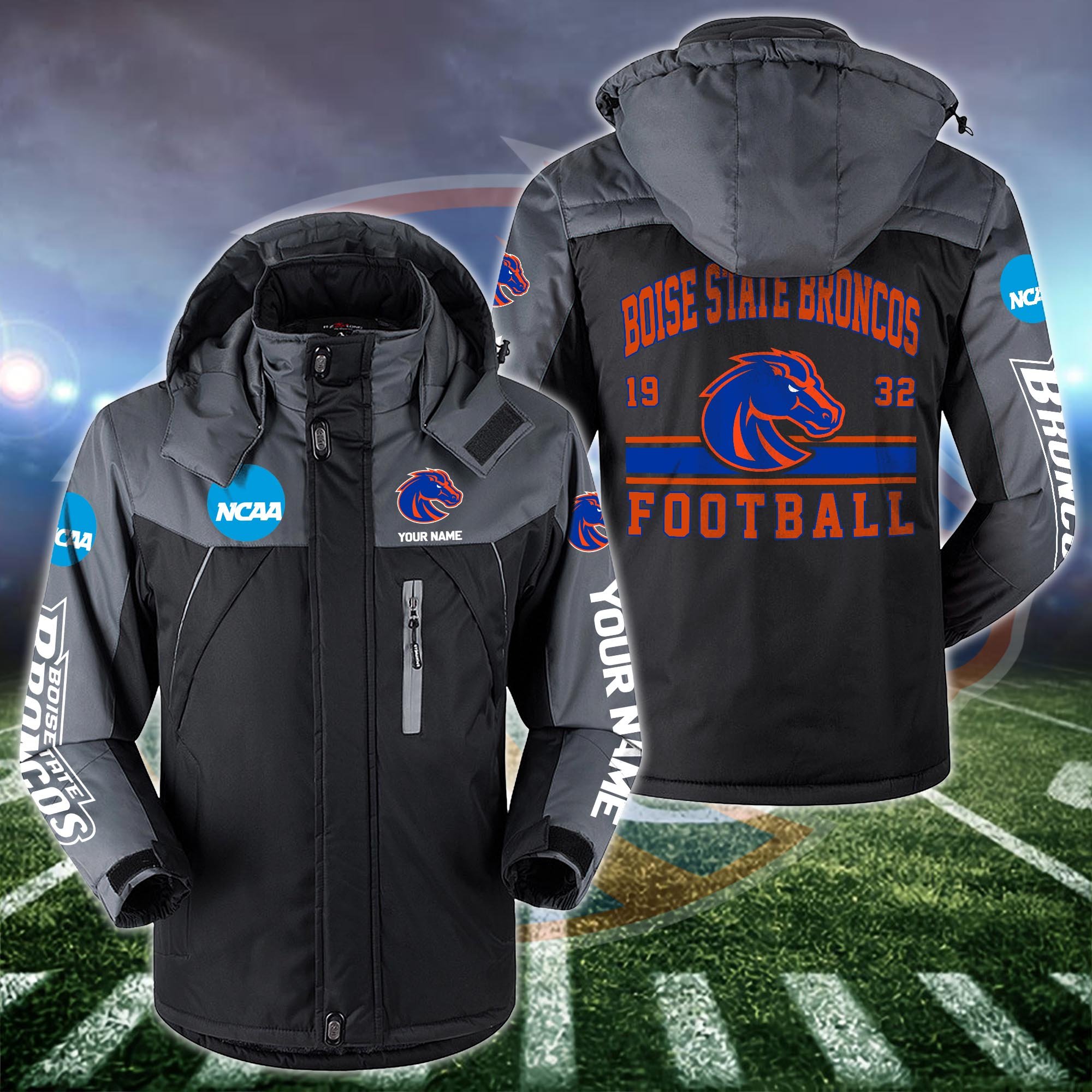 Boise State Broncos Windbraker Jacket Custom Your Name 2024 Versions, Sport Jacket, FootBall Fan Gifts EHIVM-53361