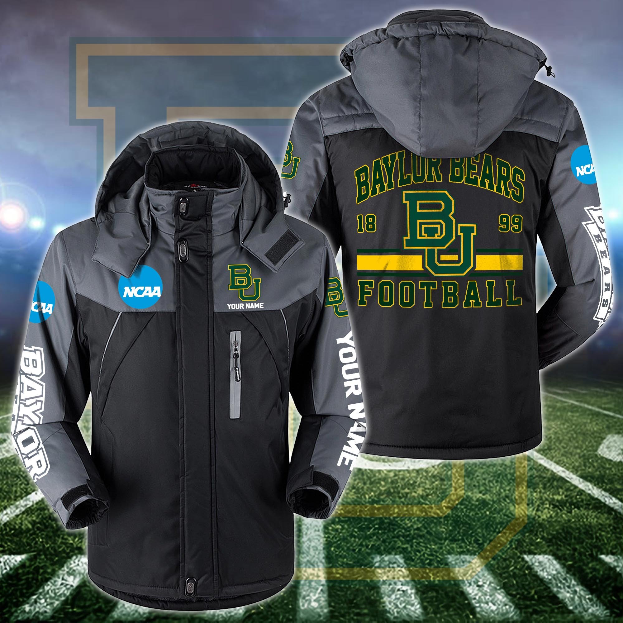 Baylor Bears Windbraker Jacket Custom Your Name 2024 Versions, Sport Jacket, FootBall Fan Gifts EHIVM-53361