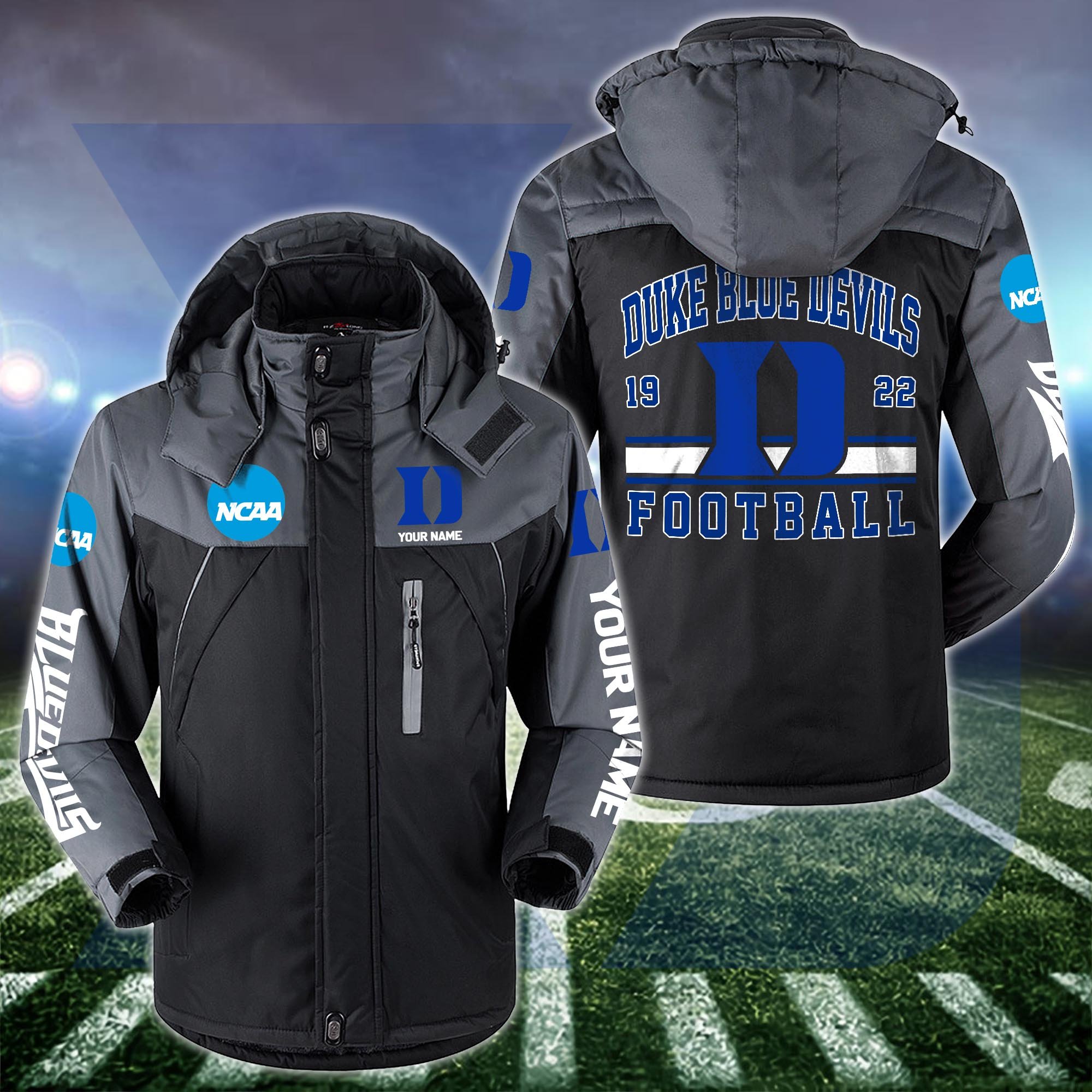 Duke Blue Devils Windbraker Jacket Custom Your Name 2024 Versions, Sport Jacket, FootBall Fan Gifts EHIVM-53361