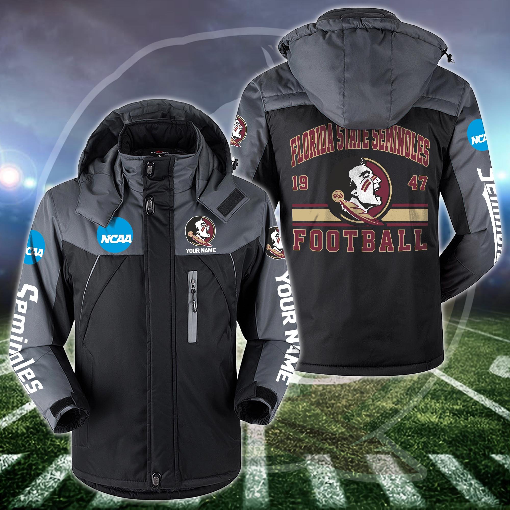 Florida State Seminoles Windbraker Jacket Custom Your Name 2024 Versions, Sport Jacket, FootBall Fan Gifts EHIVM-53361