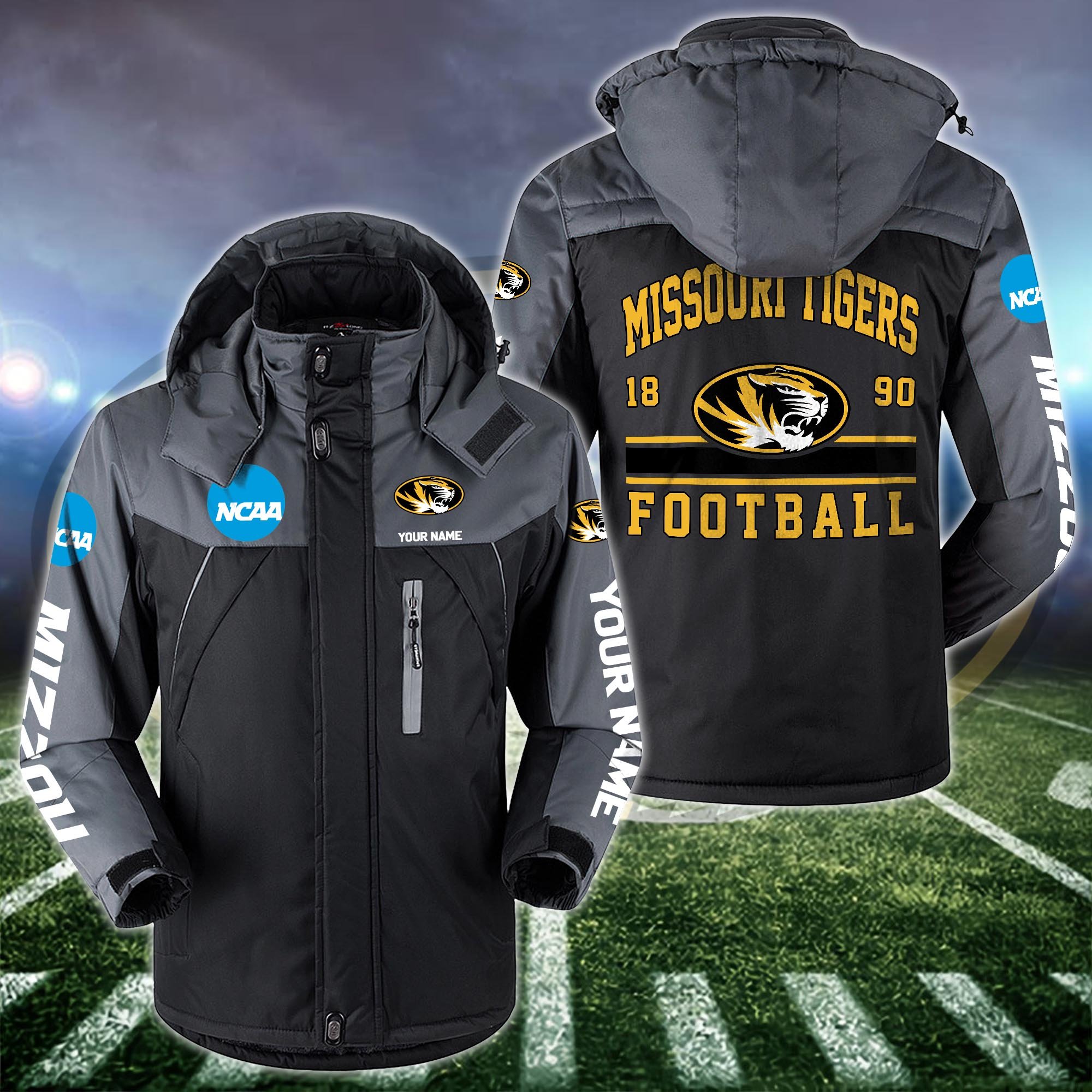 Missouri Tigers Windbraker Jacket Custom Your Name 2024 Versions, Sport Jacket, FootBall Fan Gifts EHIVM-53361