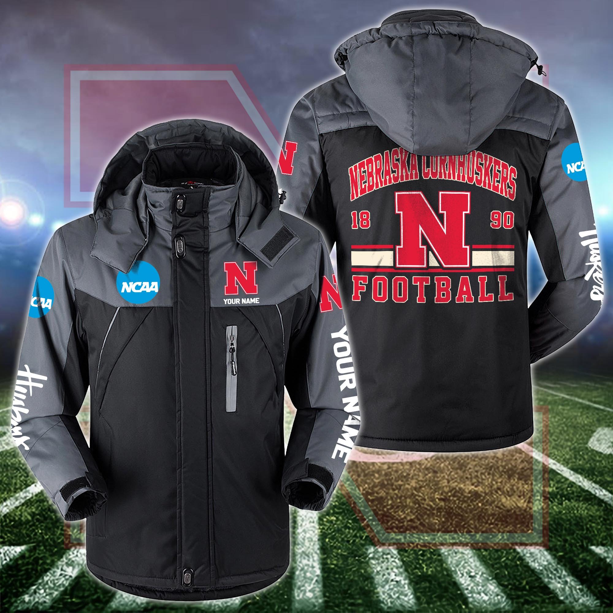 Nebraska Cornhuskers Windbraker Jacket Custom Your Name 2024 Versions, Sport Jacket, FootBall Fan Gifts EHIVM-53361