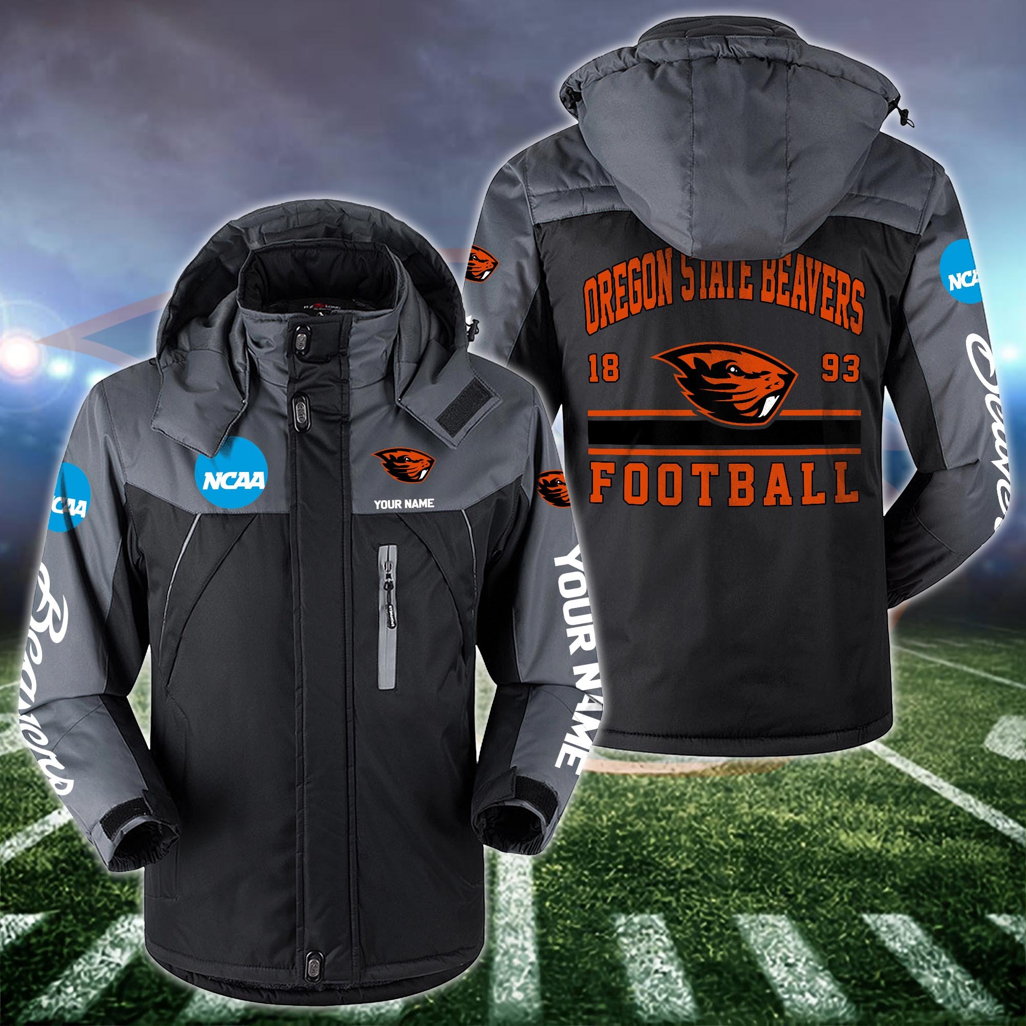 Oregon State Beavers Windbraker Jacket Custom Your Name 2024 Versions, Sport Jacket, FootBall Fan Gifts EHIVM-53361