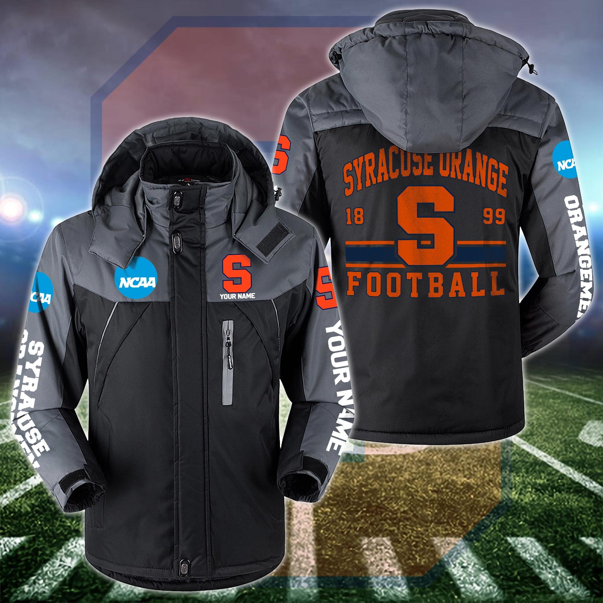 Syracuse Orange Windbraker Jacket Custom Your Name 2024 Versions, Sport Jacket, FootBall Fan Gifts EHIVM-53361