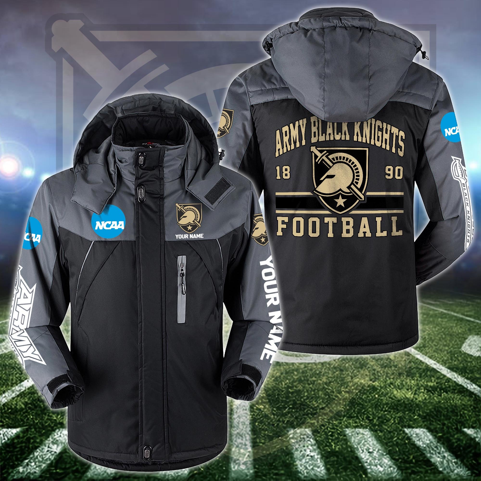 Army Black Knights Windbraker Jacket Custom Your Name 2024 Versions, Sport Jacket, FootBall Fan Gifts EHIVM-53361