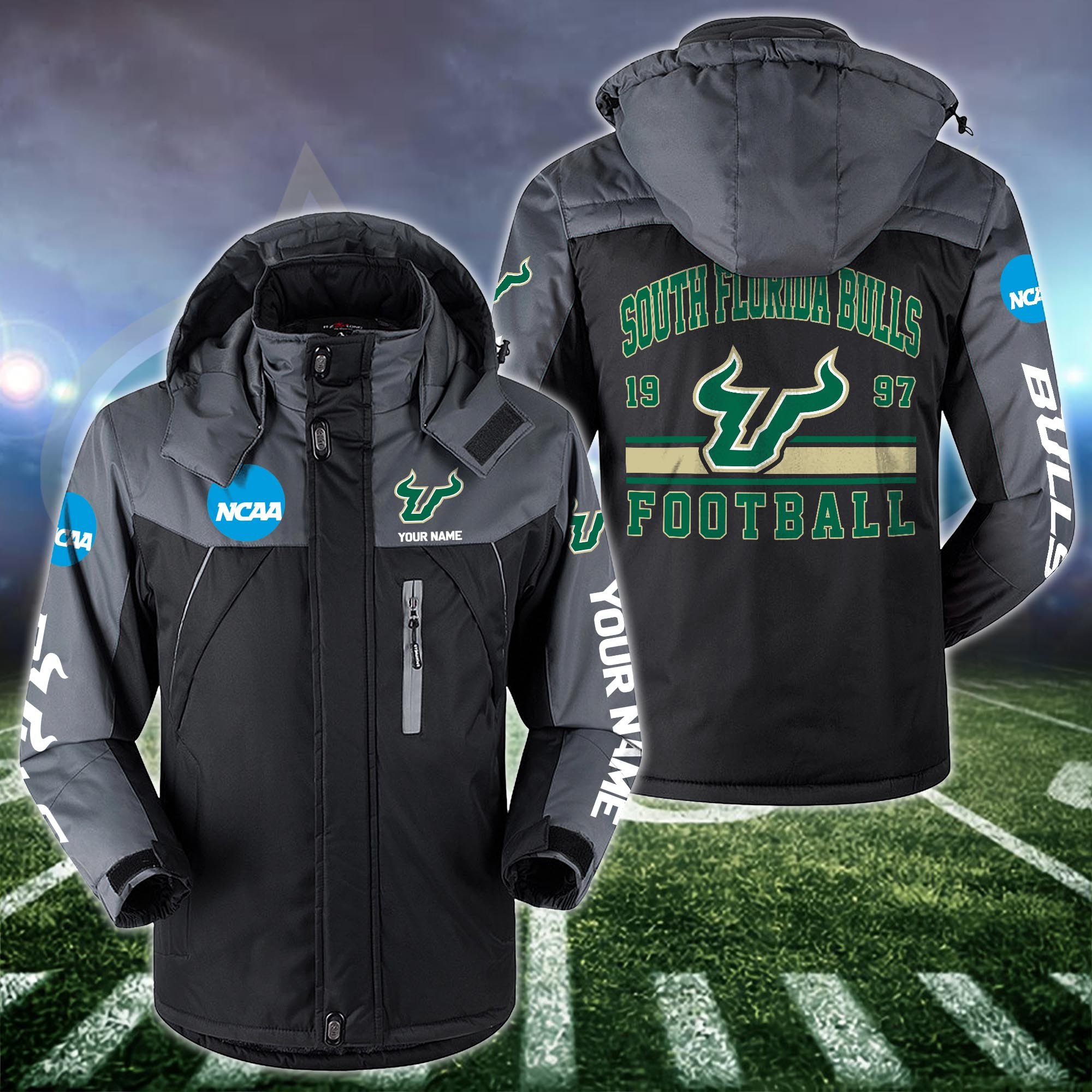 South Florida Bulls Windbraker Jacket Custom Your Name 2024 Versions, Sport Jacket, FootBall Fan Gifts EHIVM-53361