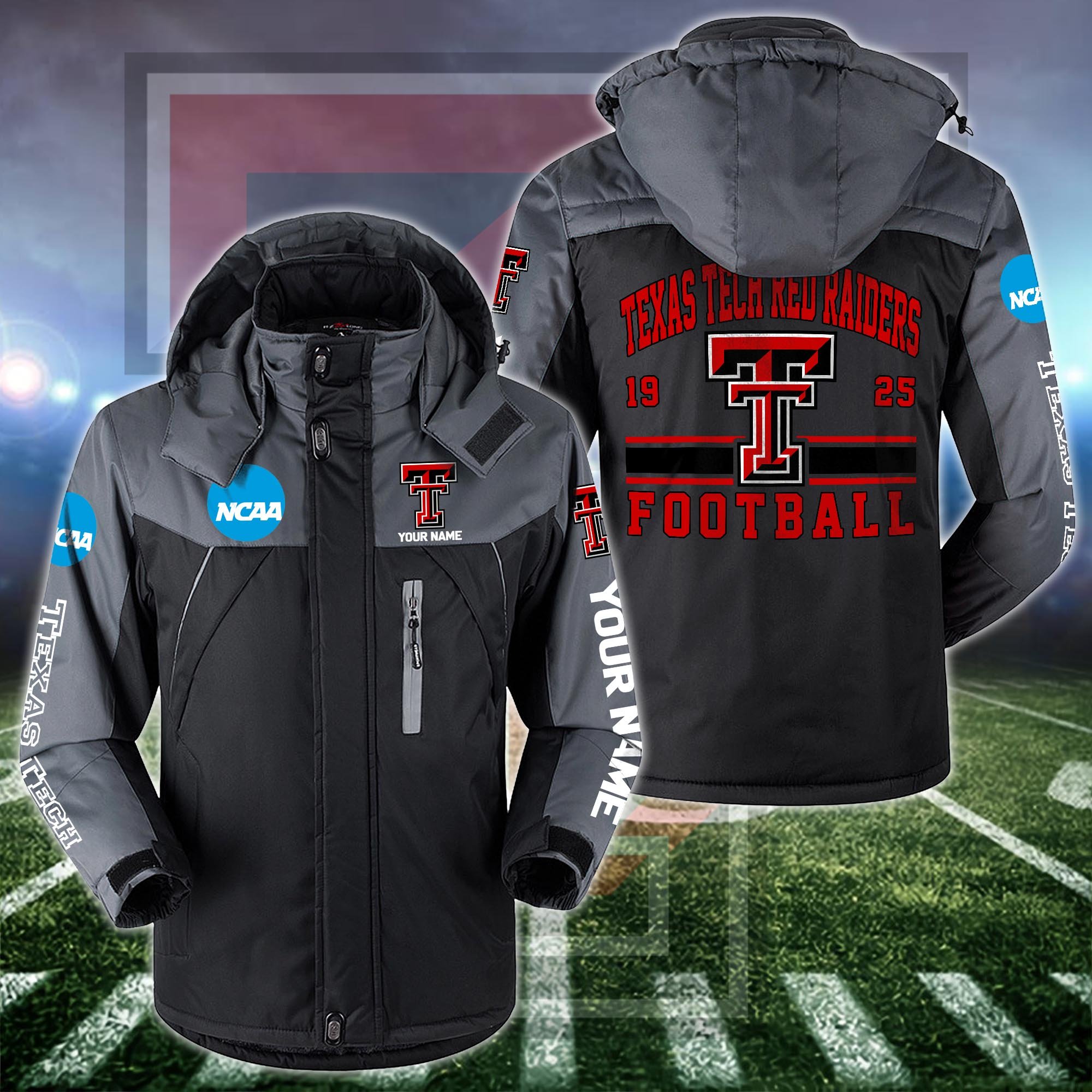 Texas Tech Red Raiders Windbraker Jacket Custom Your Name 2024 Versions, Sport Jacket, FootBall Fan Gifts EHIVM-53361