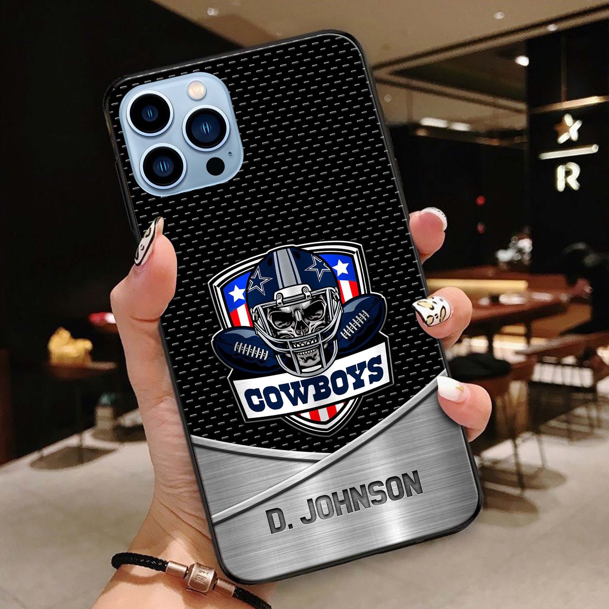 Alternative view of Dallas Cowboys Football Team Phone Case Custom Your Name 2024 Versions, Sport Phone Accessories, Gifts For Fan EHIVM-54401