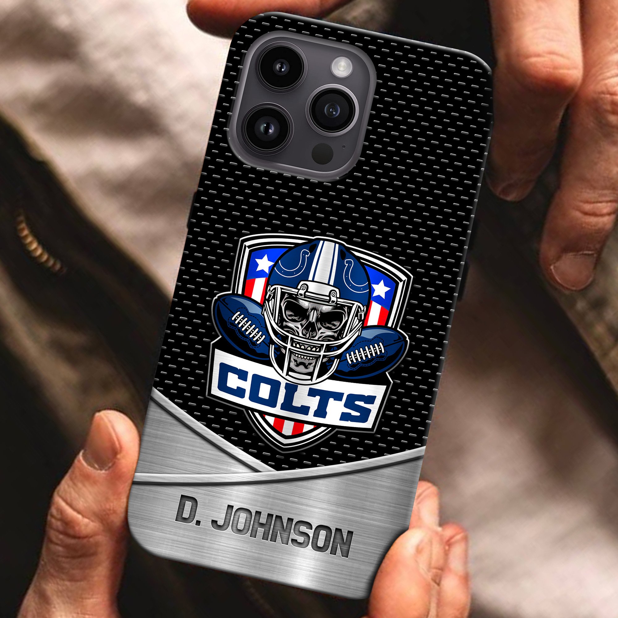 Indianapolis Colts Football Team Phone Case Custom Your Name 2024 Versions, Sport Phone Accessories, Gifts For Fan EHIVM-54401