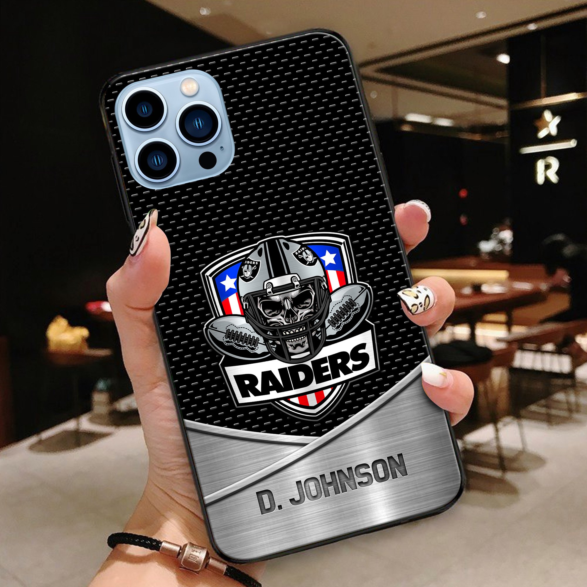 Alternative view of Las Vegas Raiders Football Team Phone Case Custom Your Name 2024 Versions, Sport Phone Accessories, Gifts For Fan EHIVM-54401