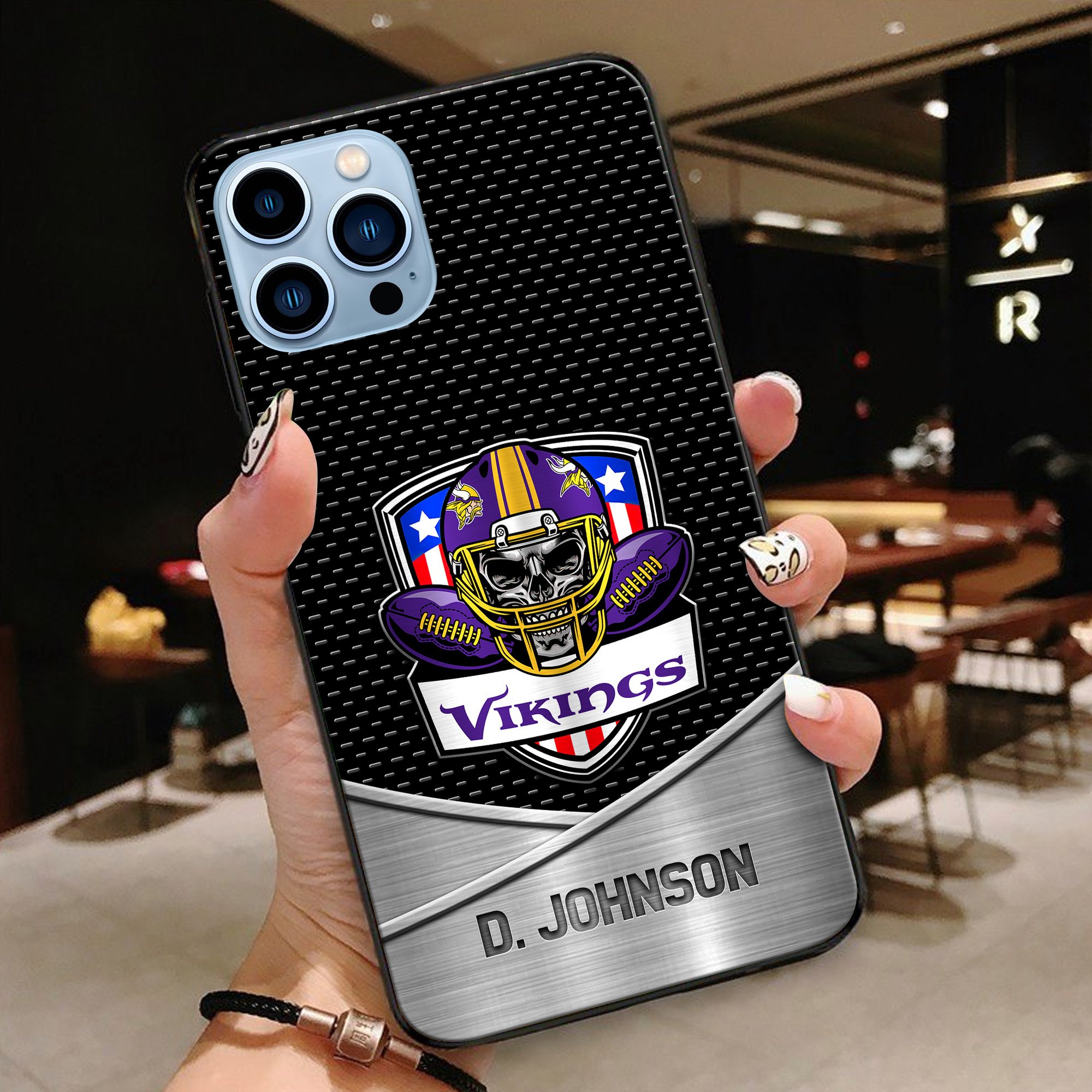 Alternative view of Minnesota Vikings Football Team Phone Case Custom Your Name 2024 Versions, Sport Phone Accessories, Gifts For Fan EHIVM-54401