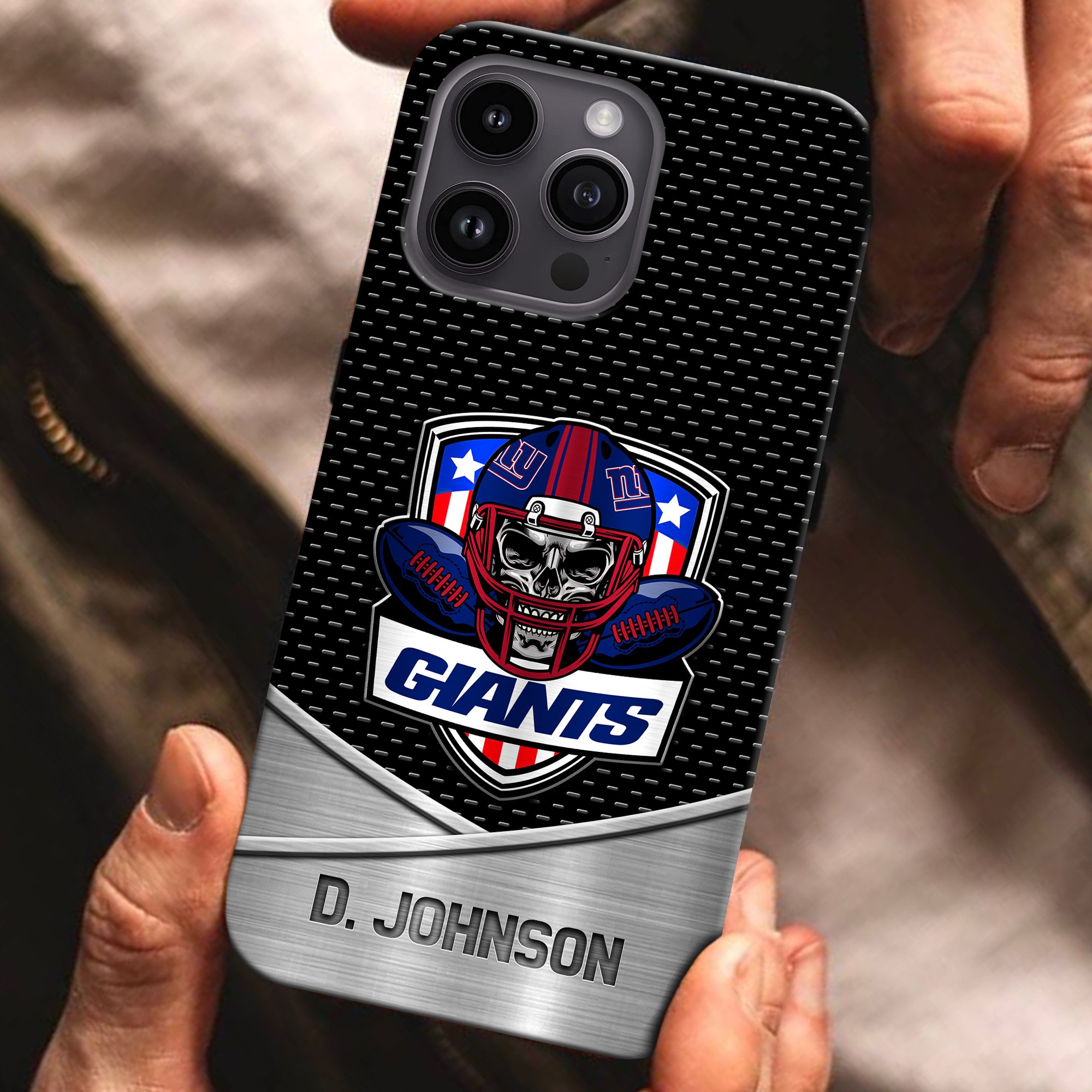 New York Giants Football Team Phone Case Custom Your Name 2024 Versions, Sport Phone Accessories, Gifts For Fan EHIVM-54401