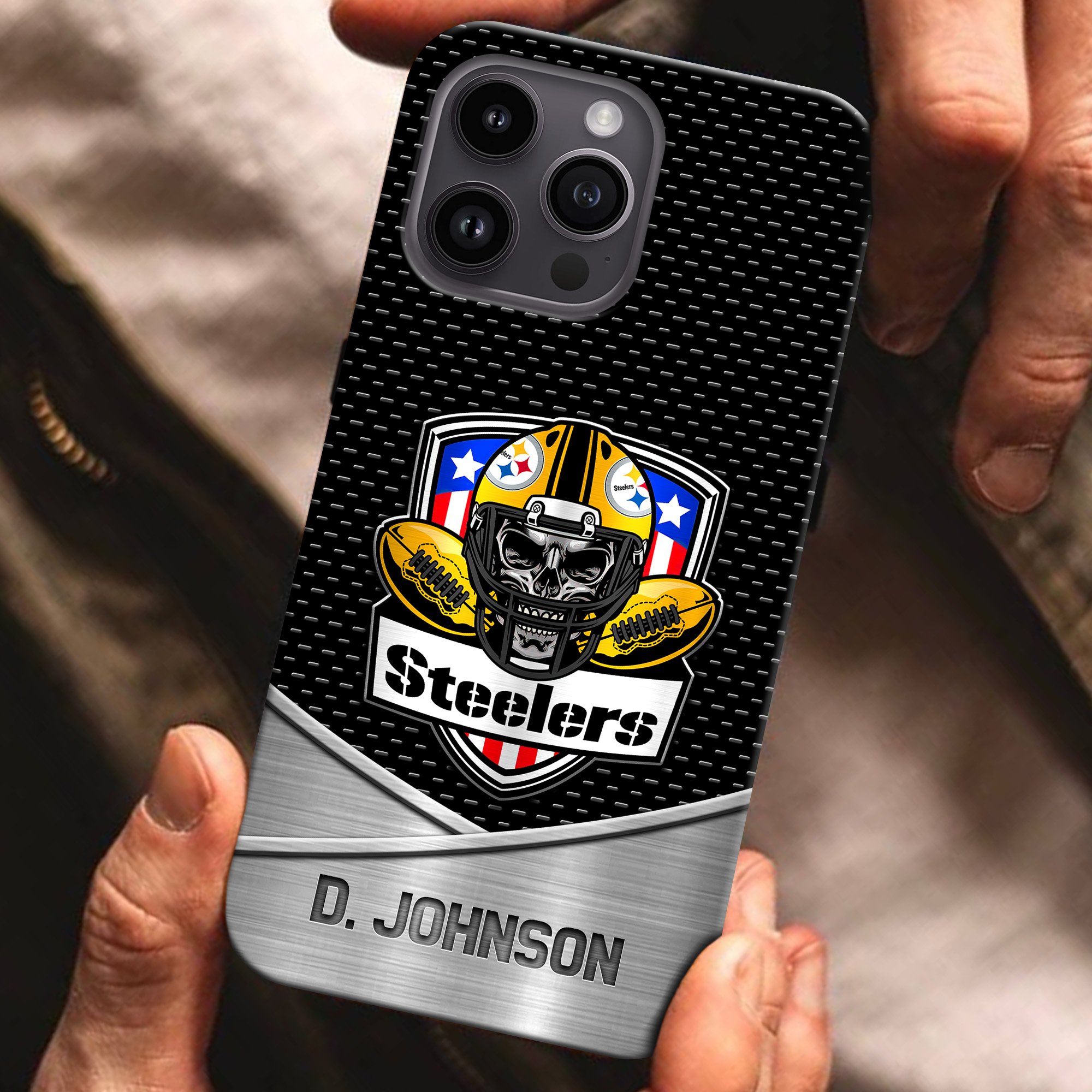Pittsburgh Steelers Football Team Phone Case Custom Your Name 2024 Versions, Sport Phone Accessories, Gifts For Fan EHIVM-54401
