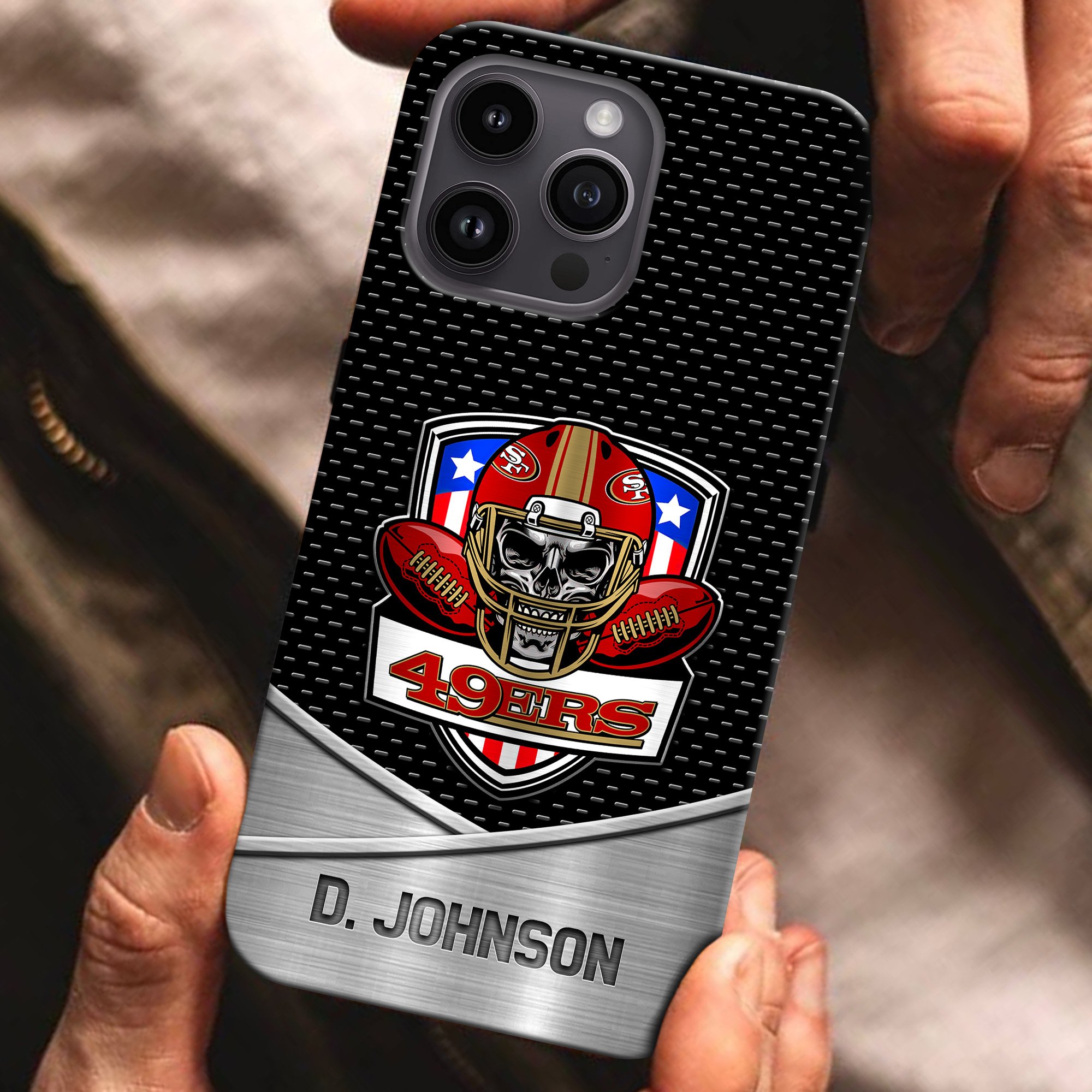 San Francisco 49ers Football Team Phone Case Custom Your Name 2024 Versions, Sport Phone Accessories, Gifts For Fan EHIVM-54401