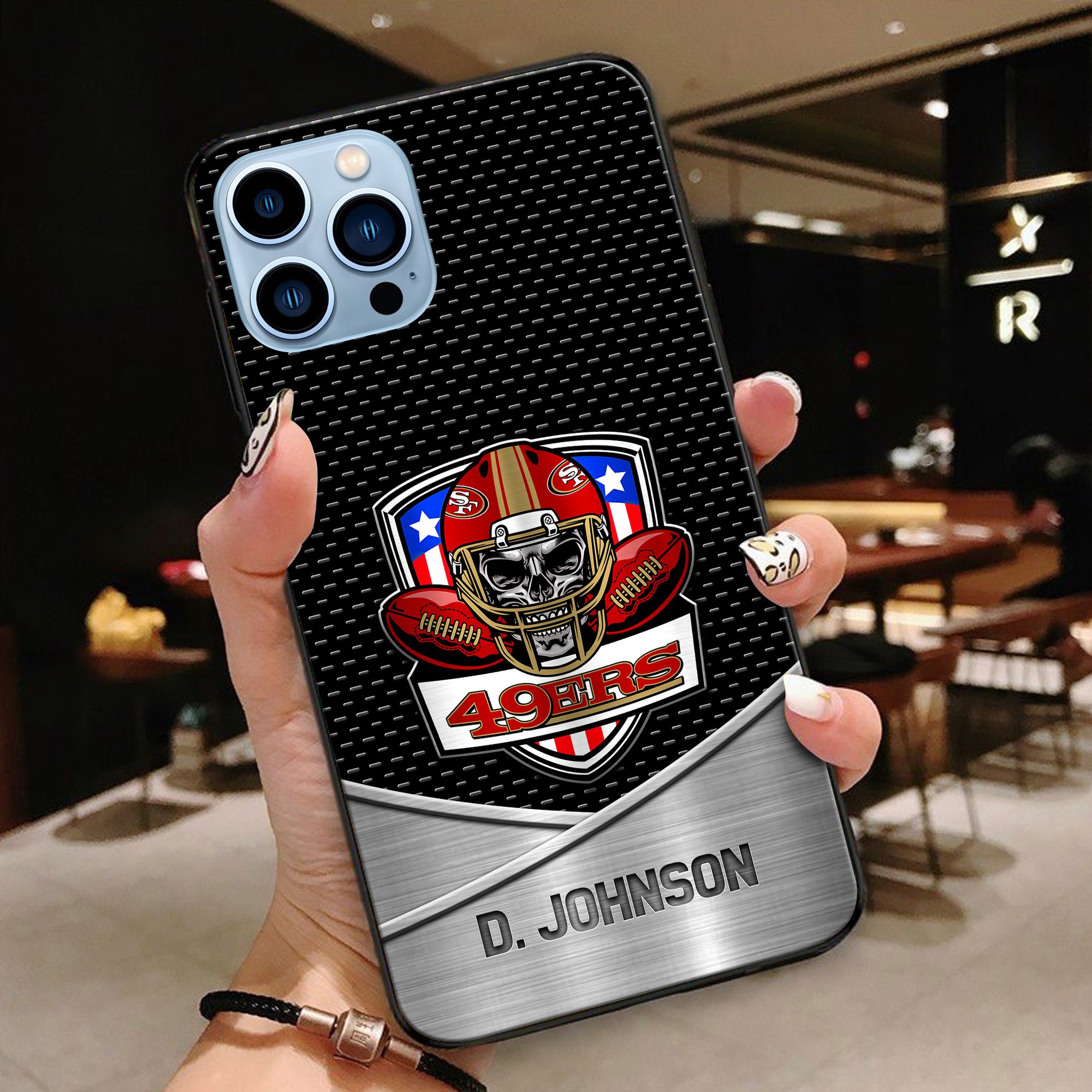 Alternative view of San Francisco 49ers Football Team Phone Case Custom Your Name 2024 Versions, Sport Phone Accessories, Gifts For Fan EHIVM-54401