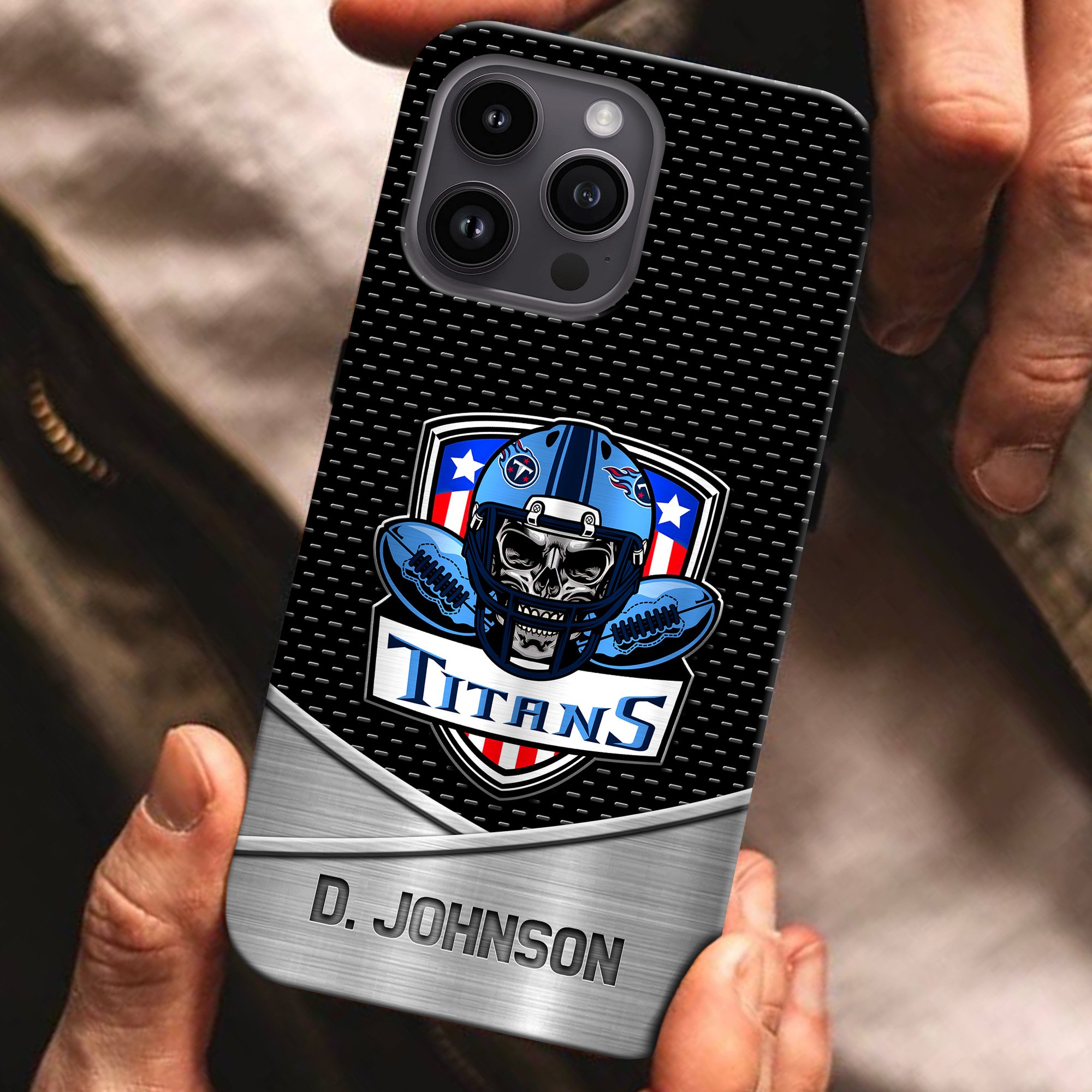Tennessee Titans Football Team Phone Case Custom Your Name 2024 Versions, Sport Phone Accessories, Gifts For Fan EHIVM-54401