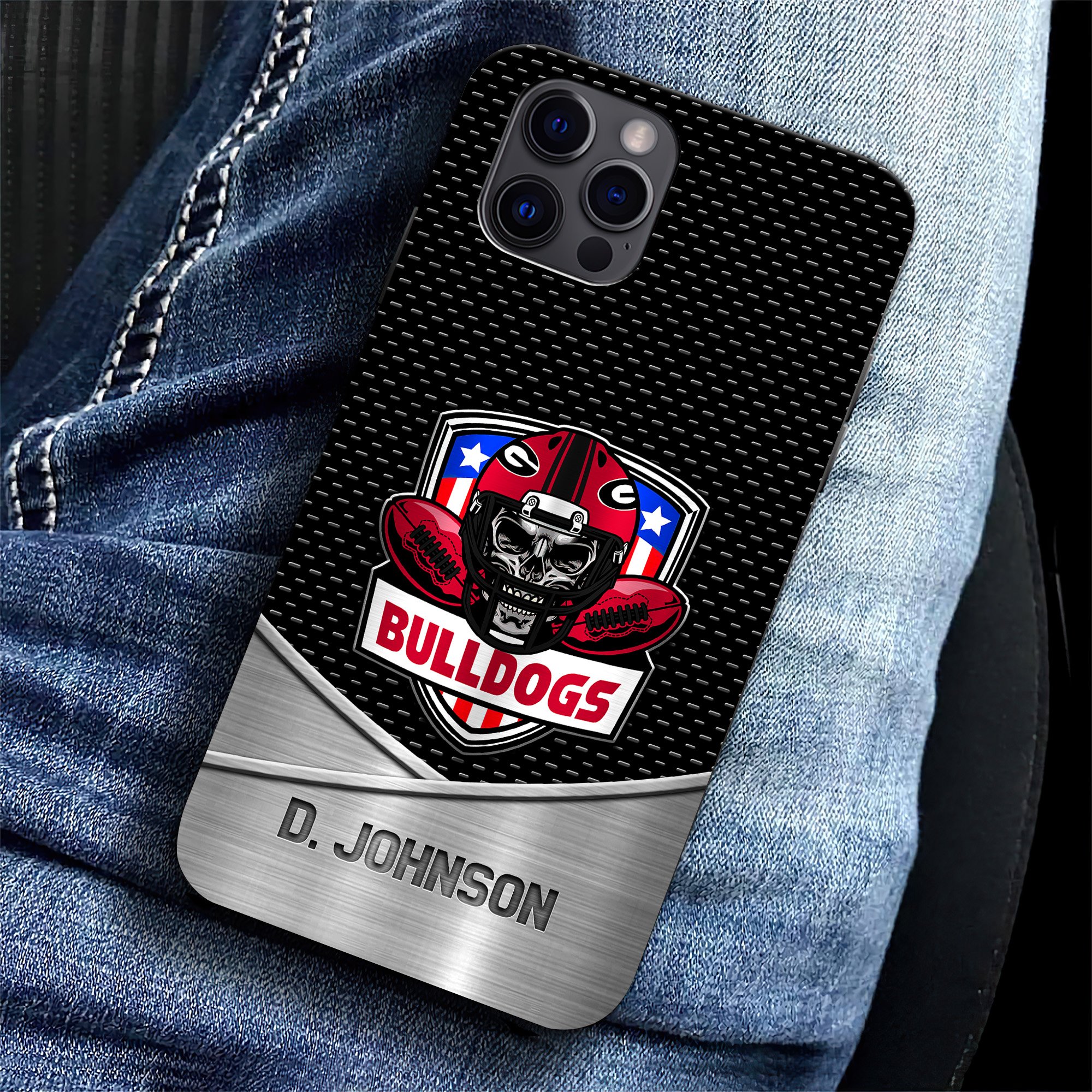 Georgia Bulldogs Football Team Phone Case Custom Your Name 2024 Versions, Sport Phone Accessories, Gifts For Fan EHIVM-57674 - Image 7