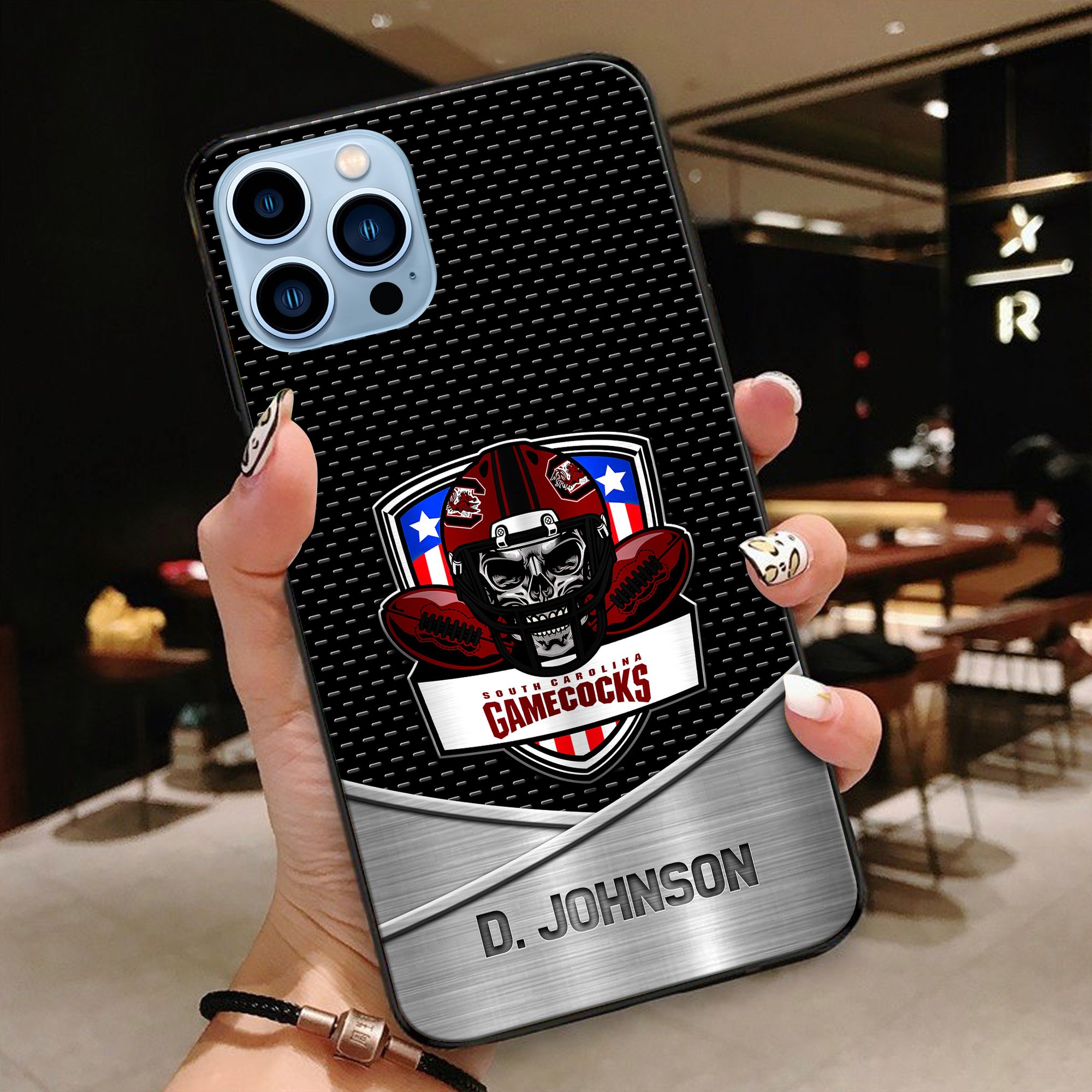 Alternative view of South Carolina Gamecocks Football Team Phone Case Custom Your Name 2024 Versions, Sport Phone Accessories, Gifts For Fan EHIVM-57674