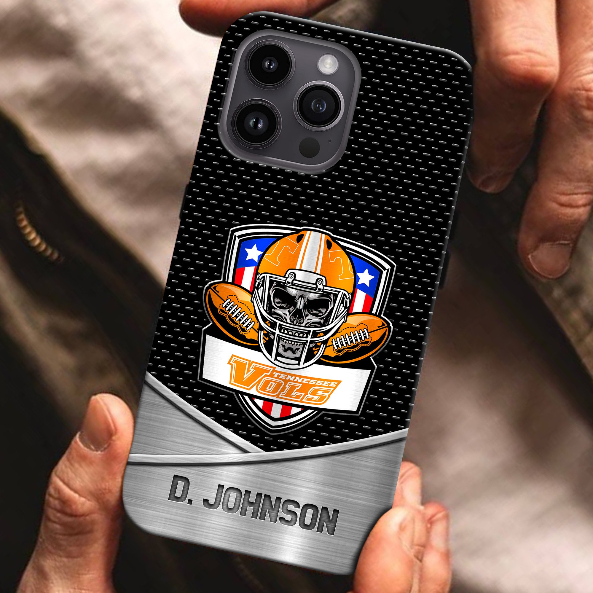 Tennessee Volunteers Football Team Phone Case Custom Your Name 2024 Versions, Sport Phone Accessories, Gifts For Fan EHIVM-57674