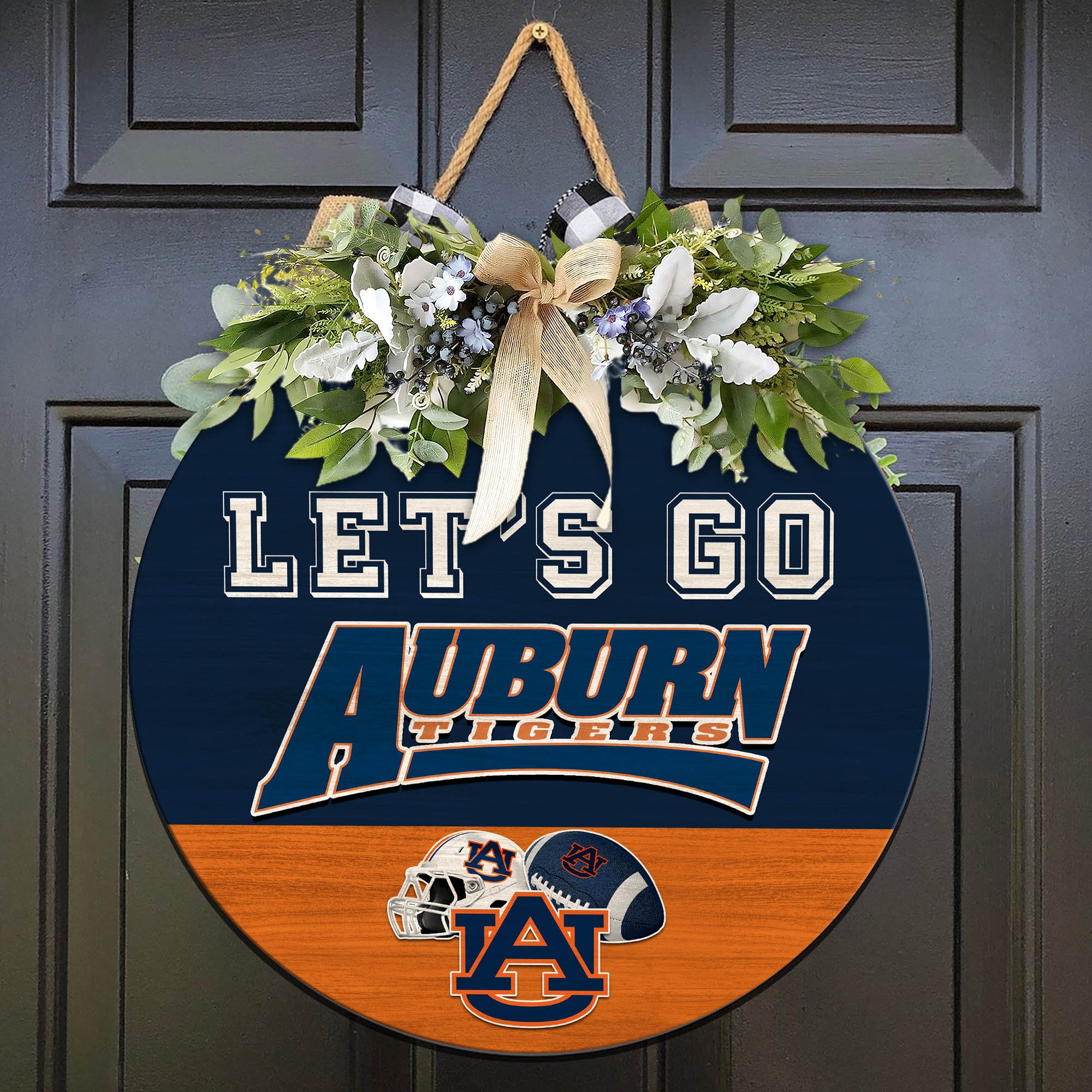 Auburn Tigers Wood Sign 2024 Version, Let's Go Sport Team Sign, Sport Gifts, Home Decorations ETHY-51863