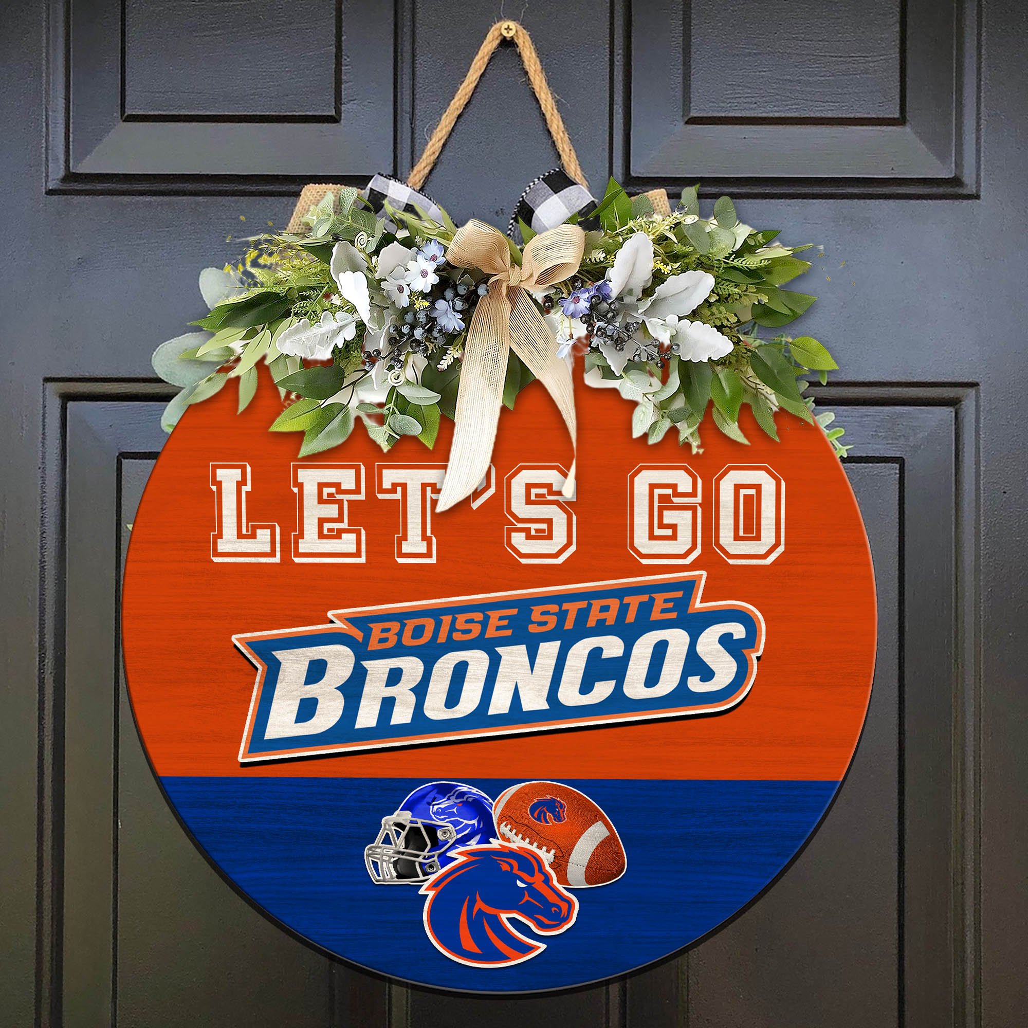 Boise State Broncos Wood Sign 2024 Version, Let's Go Sport Team Sign, Sport Gifts, Home Decorations ETHY-51863