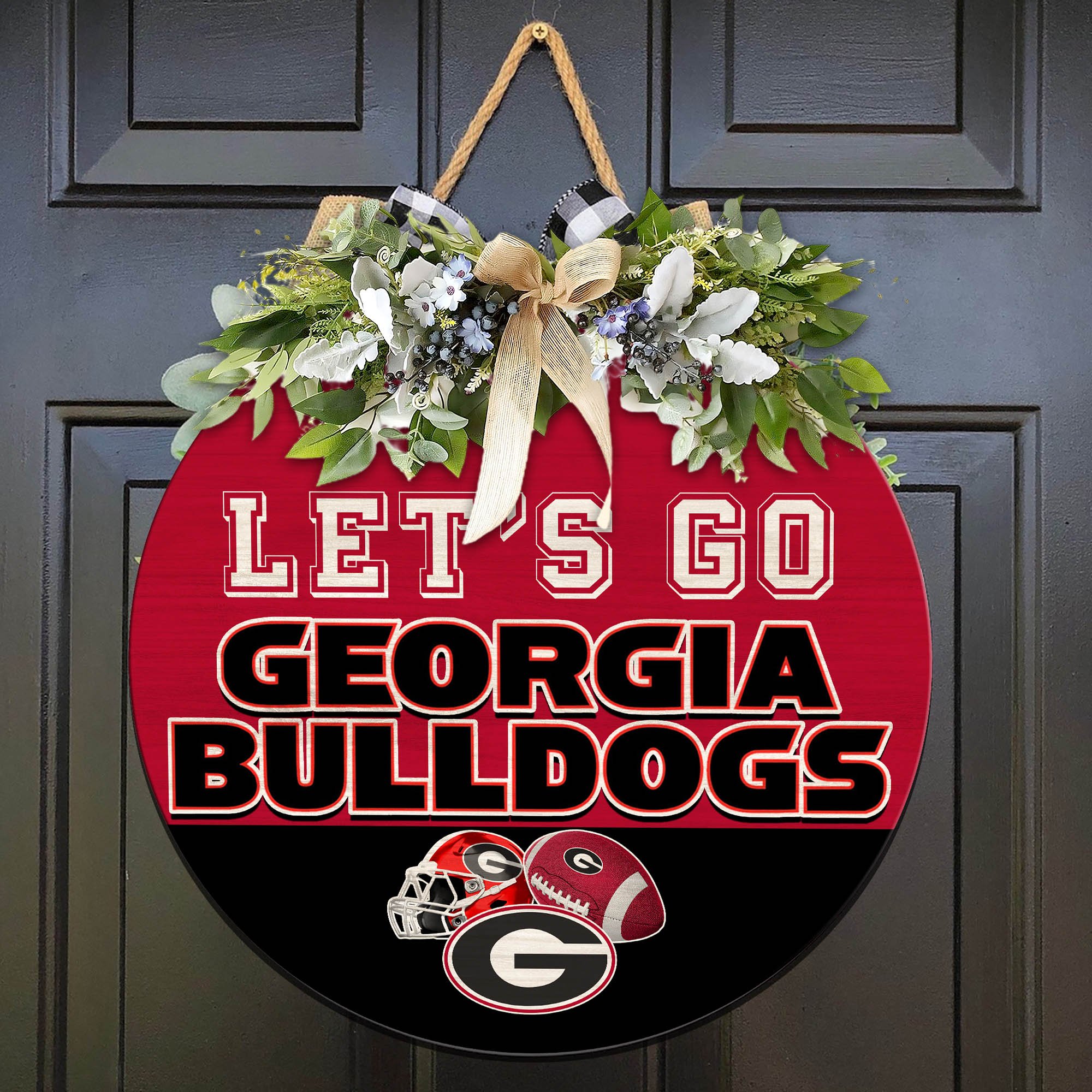 Georgia Bulldogs Wood Sign 2024 Version, Let's Go Sport Team Sign, Sport Gifts, Home Decorations ETHY-51863