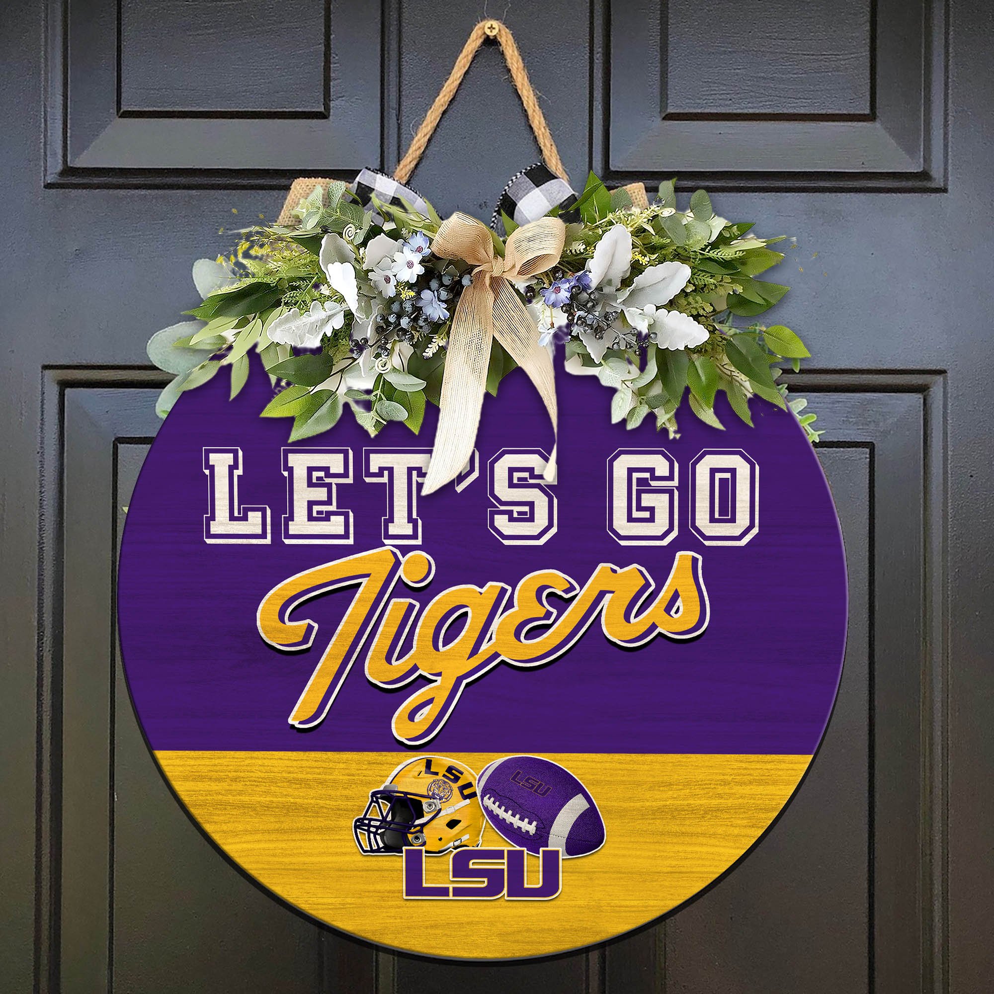 LSU TIGERS Wood Sign 2024 Version, Let's Go Sport Team Sign, Sport Gifts, Home Decorations ETHY-51863