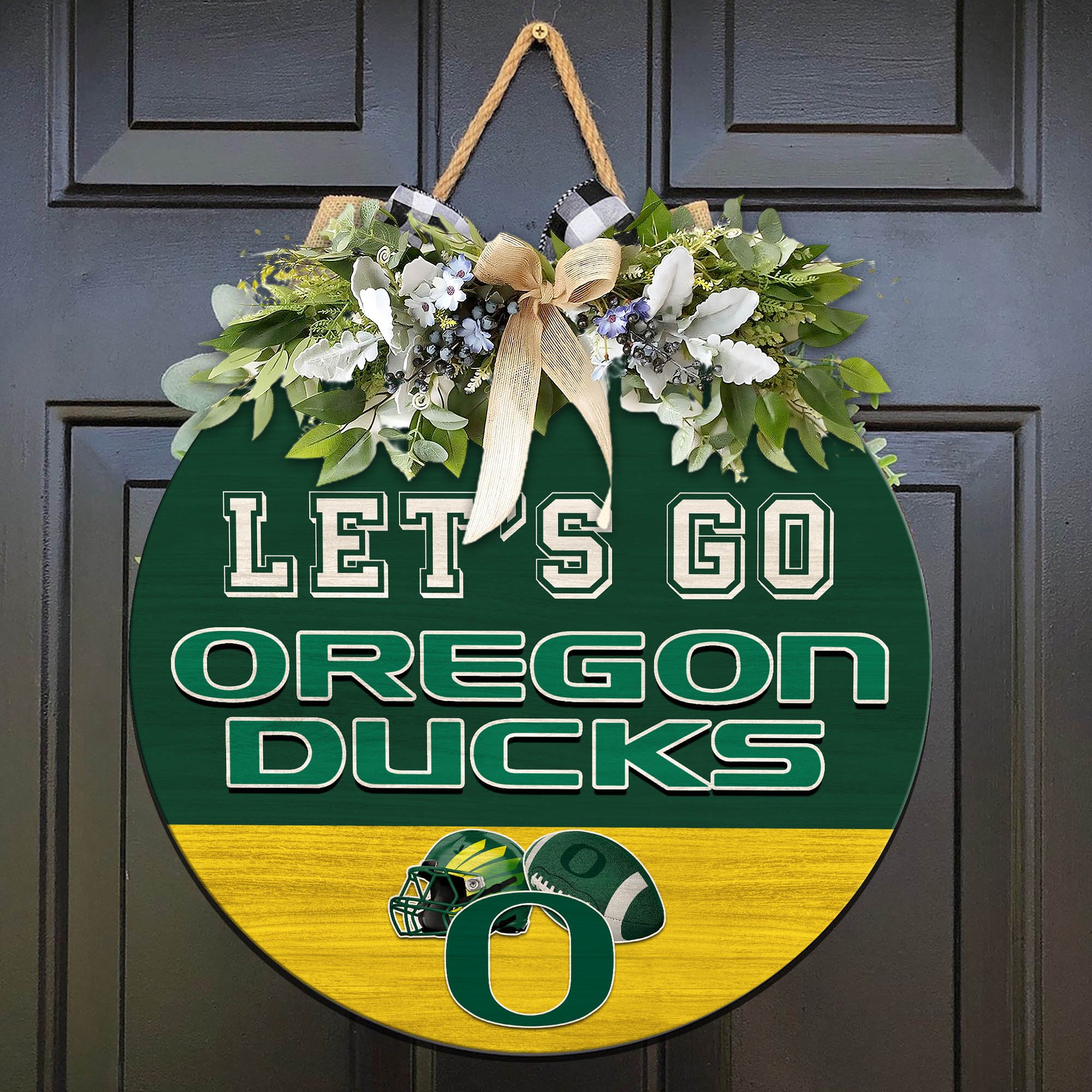 Oregon Ducks Wood Sign 2024 Version, Let's Go Sport Team Sign, Sport Gifts, Home Decorations ETHY-51863
