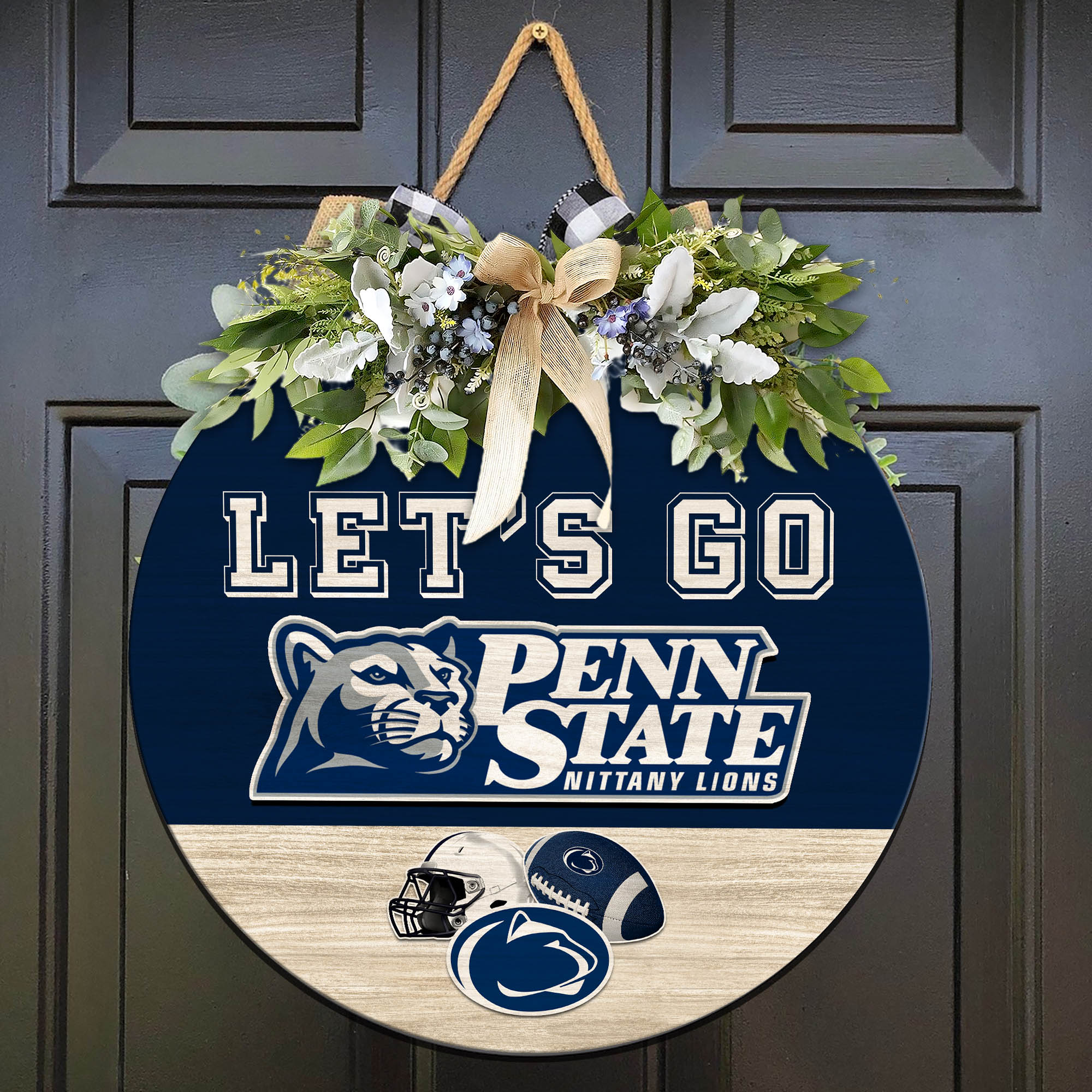 Penn State Nittany Lions Wood Sign 2024 Version, Let's Go Sport Team Sign, Sport Gifts, Home Decorations ETHY-51863