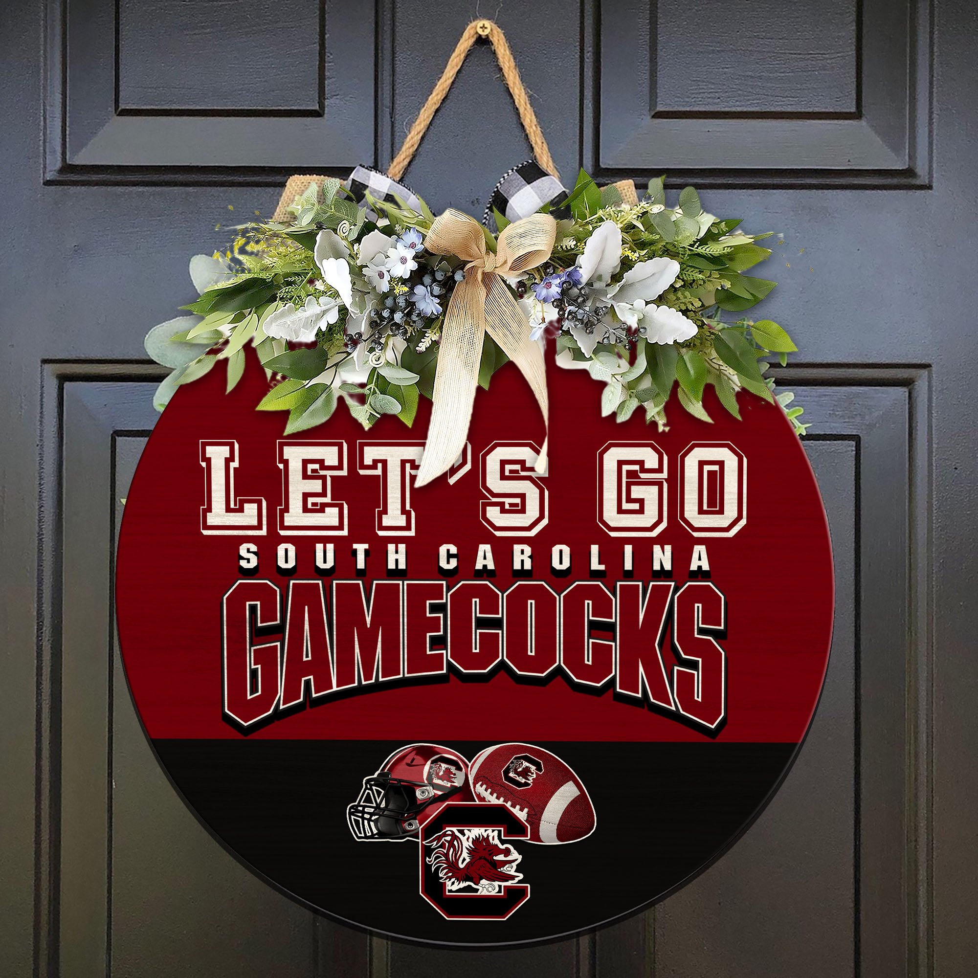 South Carolina Gamecocks Wood Sign 2024 Version, Let's Go Sport Team Sign, Sport Gifts, Home Decorations ETHY-51863
