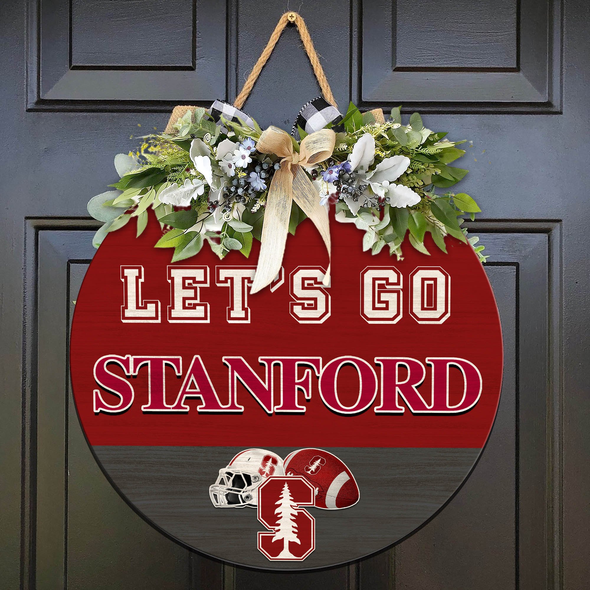 Stanford Cardinal Wood Sign 2024 Version, Let's Go Sport Team Sign, Sport Gifts, Home Decorations ETHY-51863