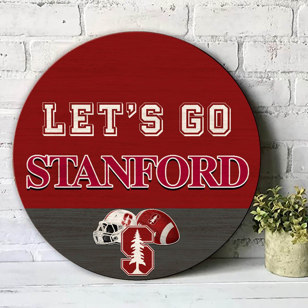 Alternative view of Stanford Cardinal Wood Sign 2024 Version, Let's Go Sport Team Sign, Sport Gifts, Home Decorations ETHY-51863
