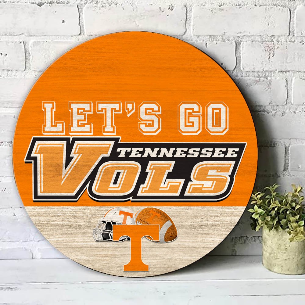 Alternative view of Tennessee Volunteers Wood Sign 2024 Version, Let's Go Sport Team Sign, Sport Gifts, Home Decorations ETHY-51863