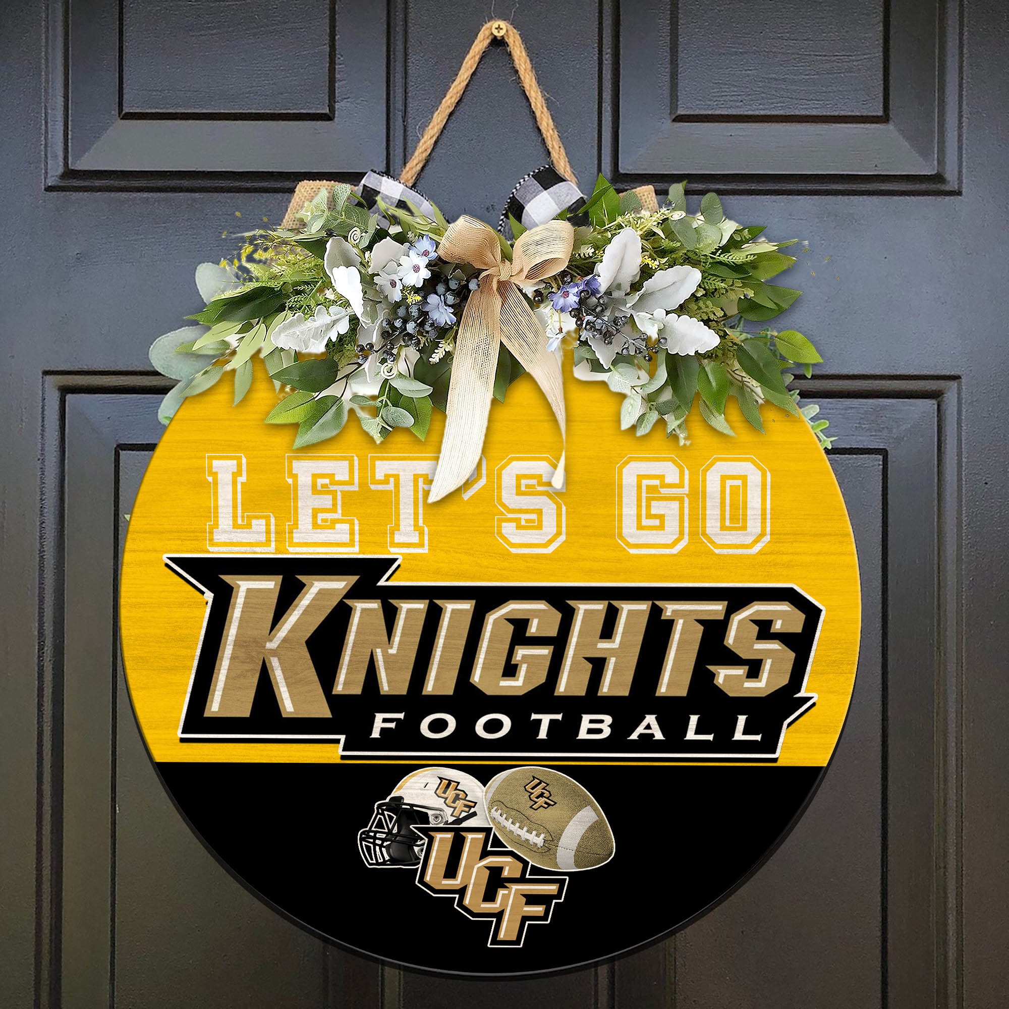 UCF Knights Wood Sign 2024 Version, Let's Go Sport Team Sign, Sport Gifts, Home Decorations ETHY-51863