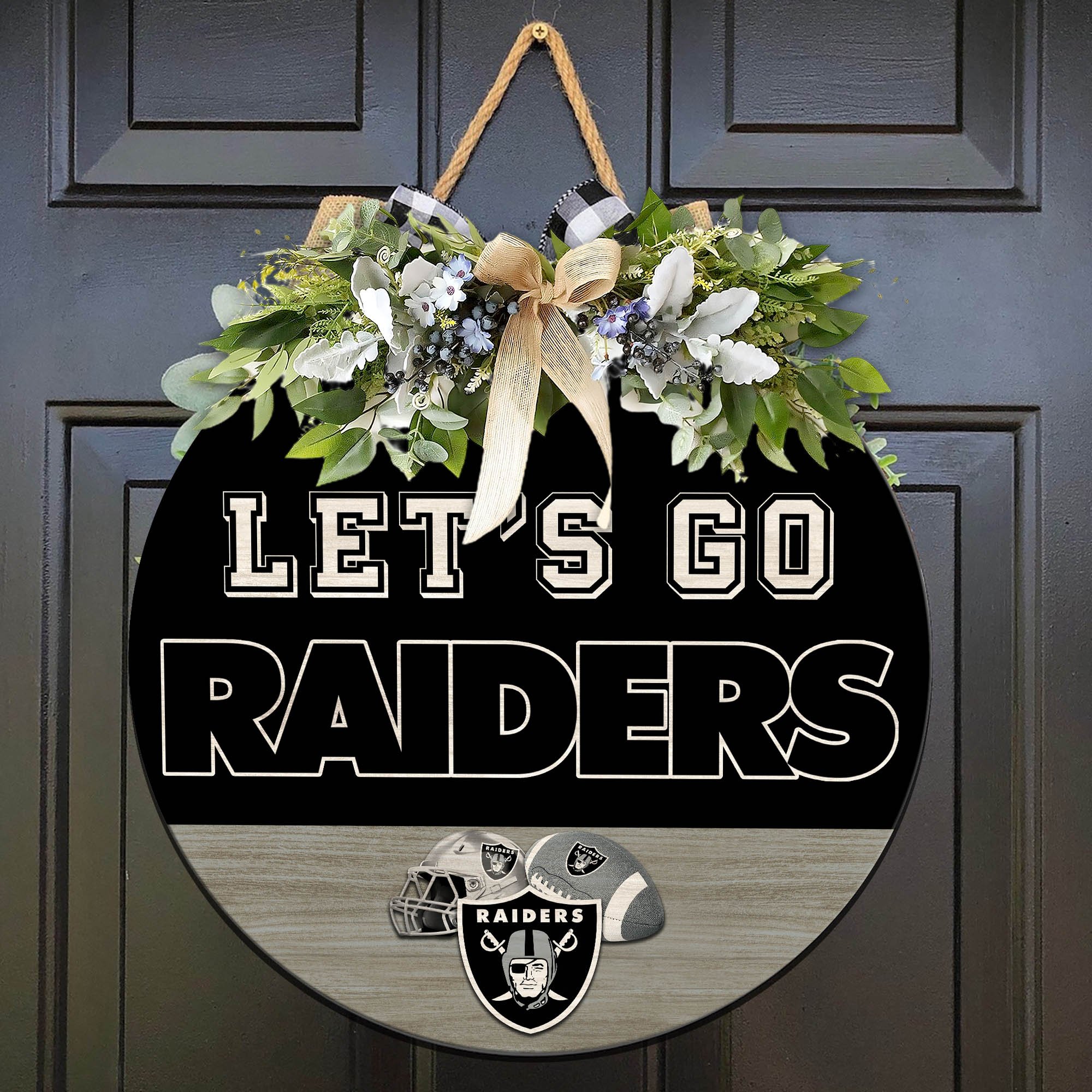Las Vegas Raiders Wood Sign 2024 Version, Let's Go Sport Team Sign, Sport Gifts, Home Decorations ETHY-51863