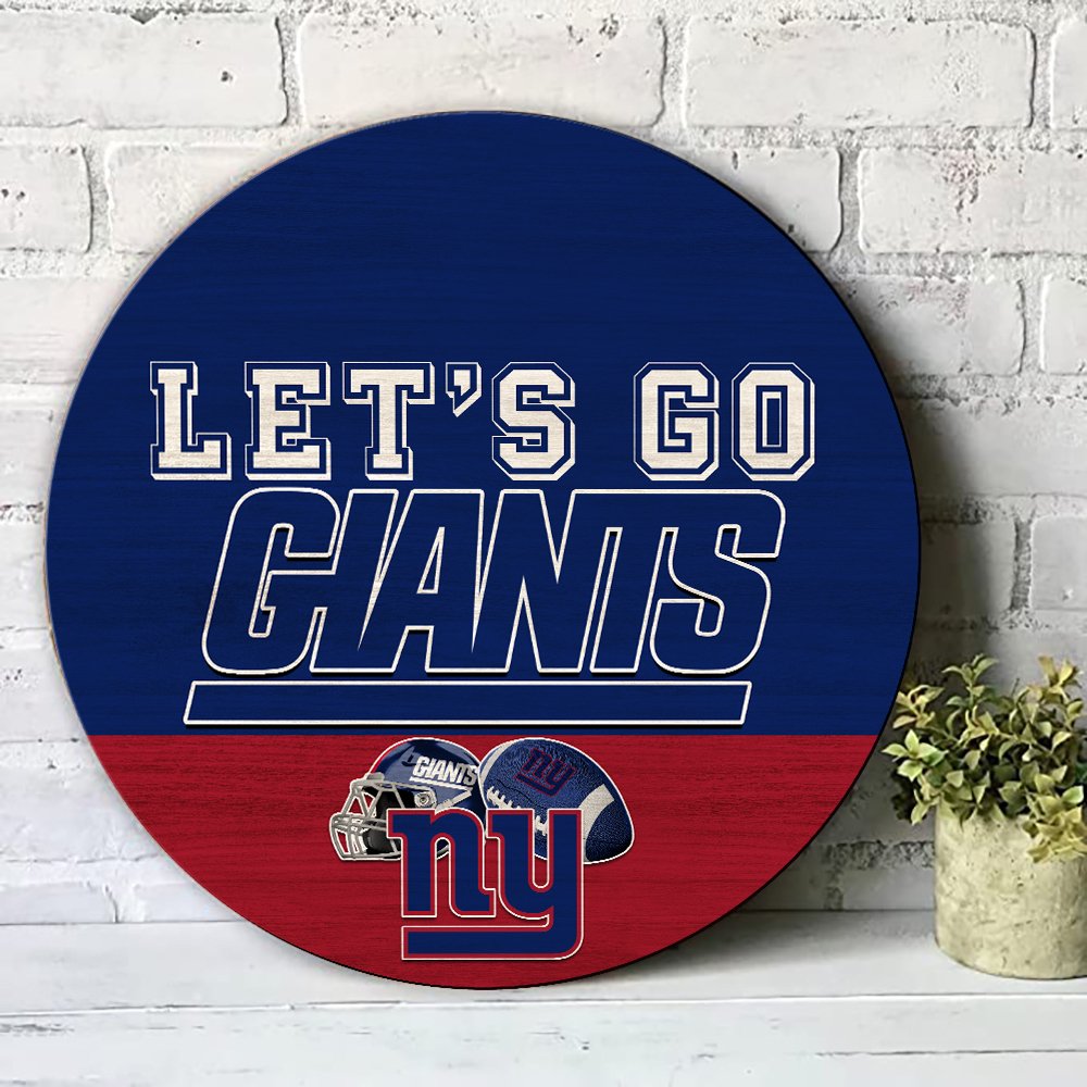 Alternative view of New York Giants Wood Sign 2024 Version, Let's Go Sport Team Sign, Sport Gifts, Home Decorations ETHY-51863