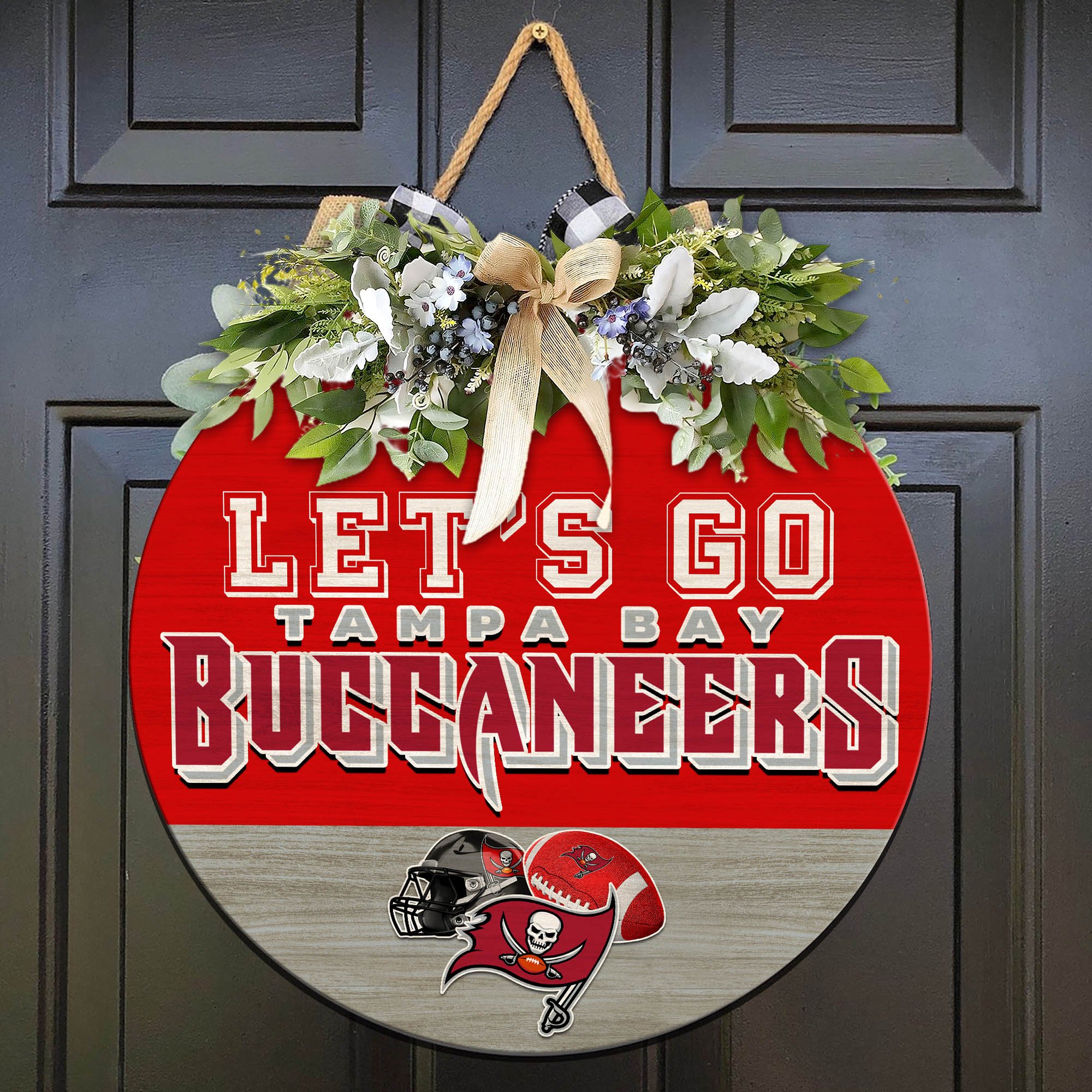 Tampa Bay Buccaneers Wood Sign 2024 Version, Let's Go Sport Team Sign, Sport Gifts, Home Decorations ETHY-51863
