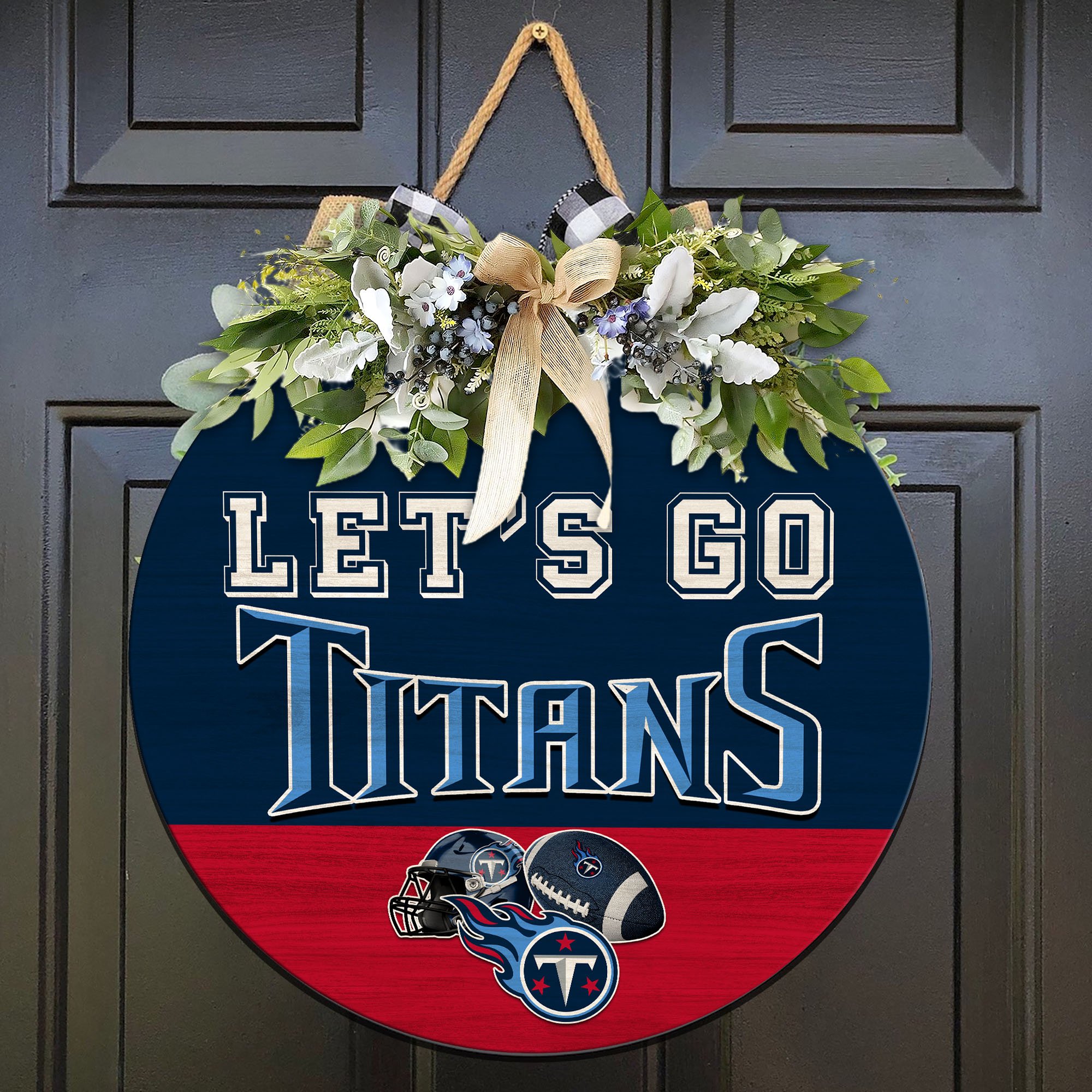 Tennessee Titans Wood Sign 2024 Version, Let's Go Sport Team Sign, Sport Gifts, Home Decorations ETHY-51863