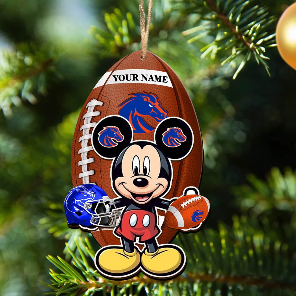 Alternative view of Boise State Broncos 2 Layered Wooden Ornament 2024 Version Custom Your Name, Sport Ornament, Sport Gifts For Lovers, Christmas Decor ETHY-52118